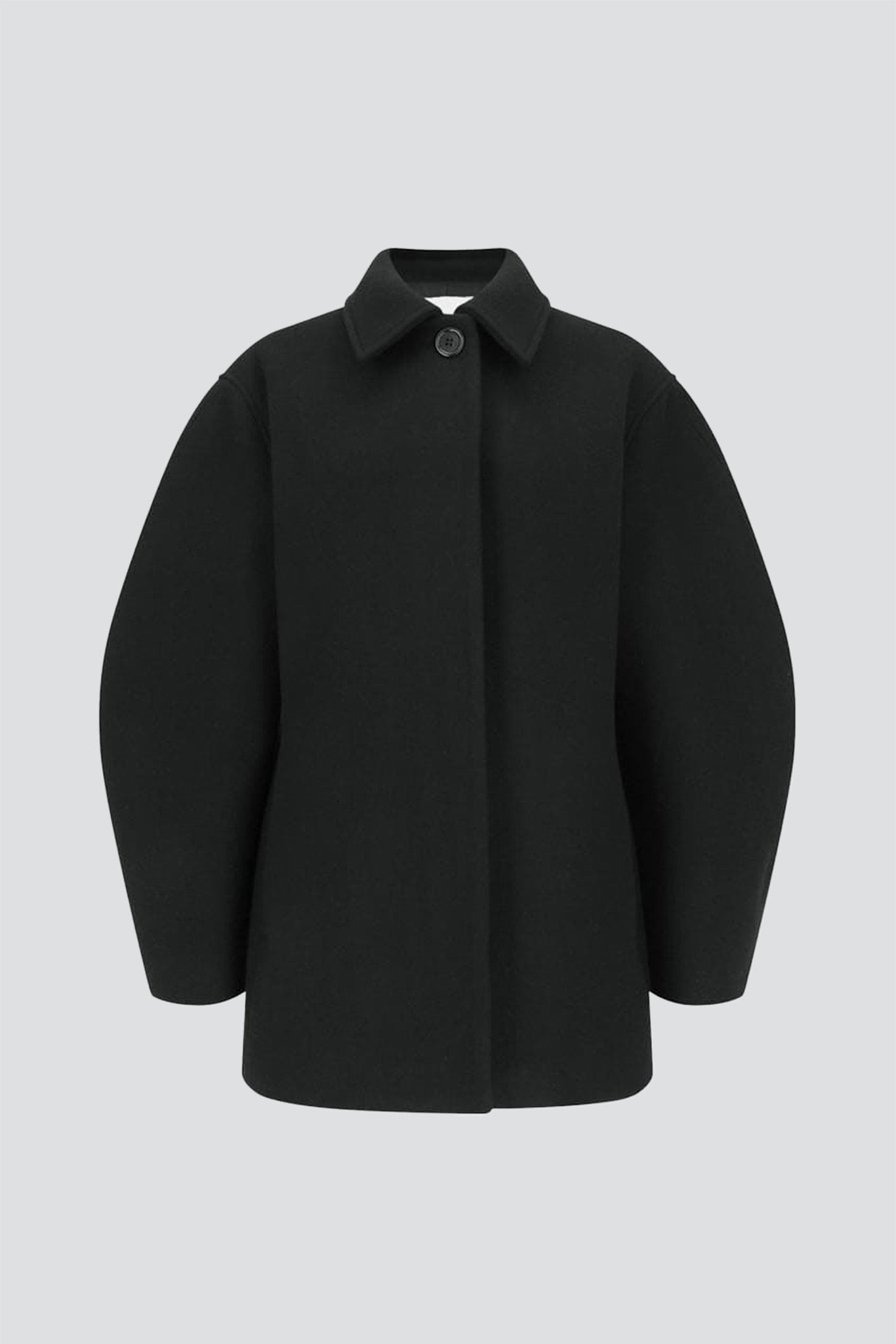 Black Hourglass Half Coat - Amomento – Assembly New York