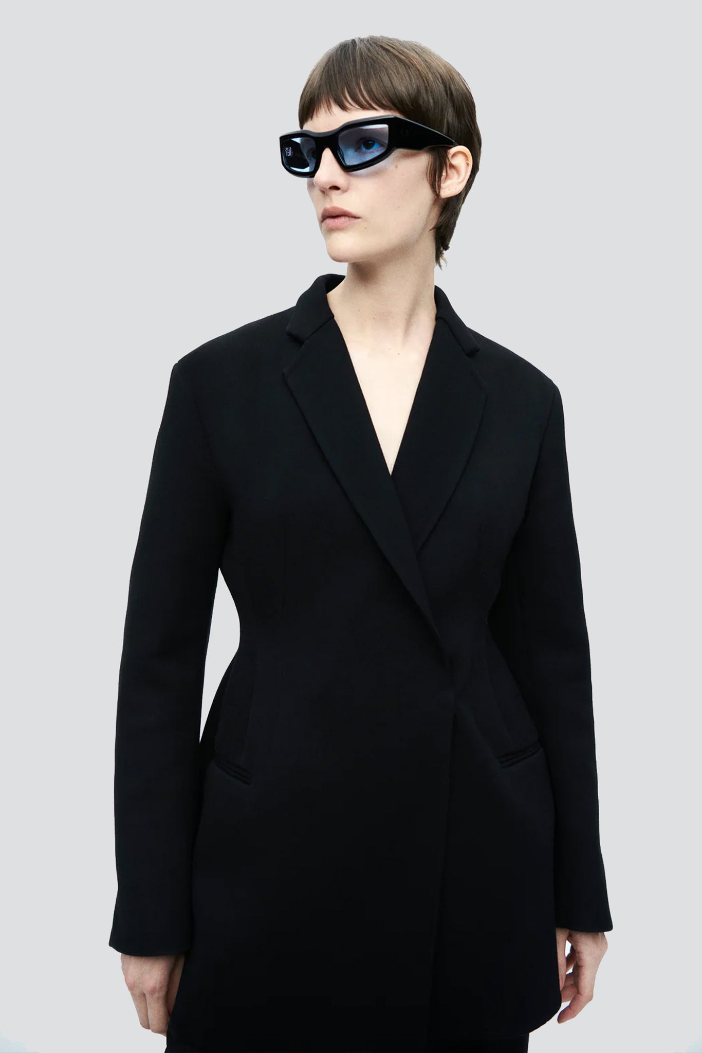 Acetate Black / Blue Andalucia Sunglasses