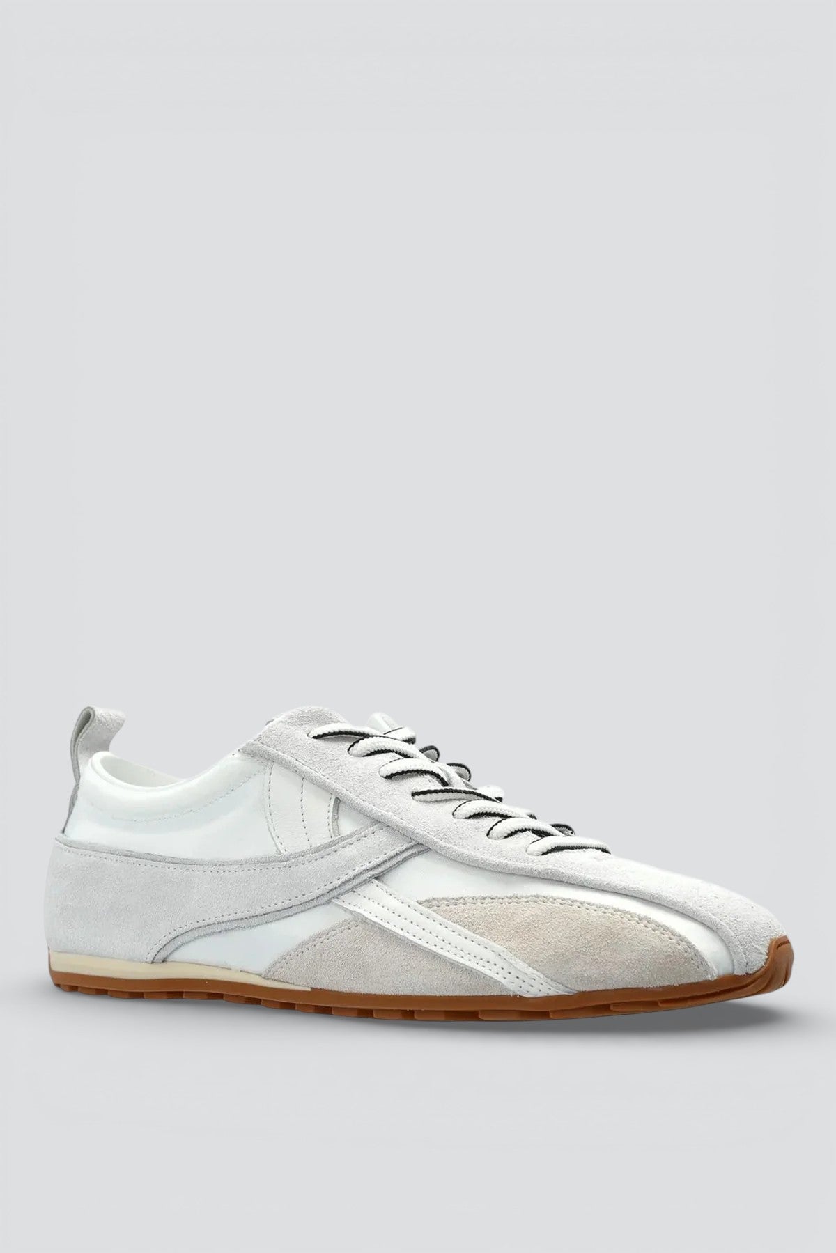 White Tb.304 Nylon Leather Sneakers - Alohas – Assembly New York