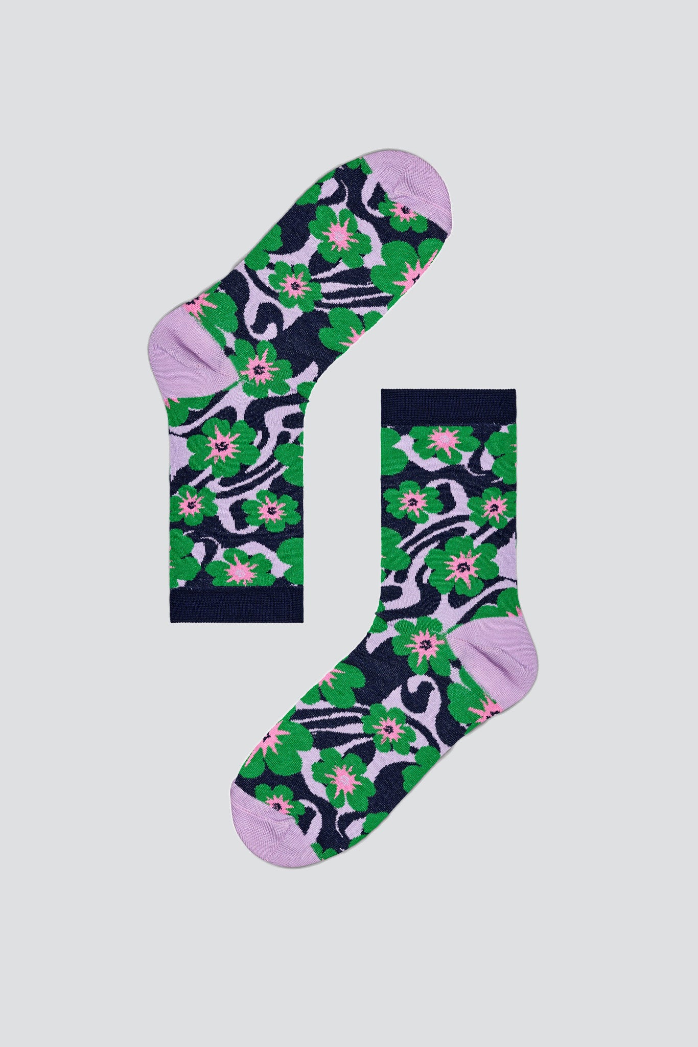 Arielle Crew Sock - Green