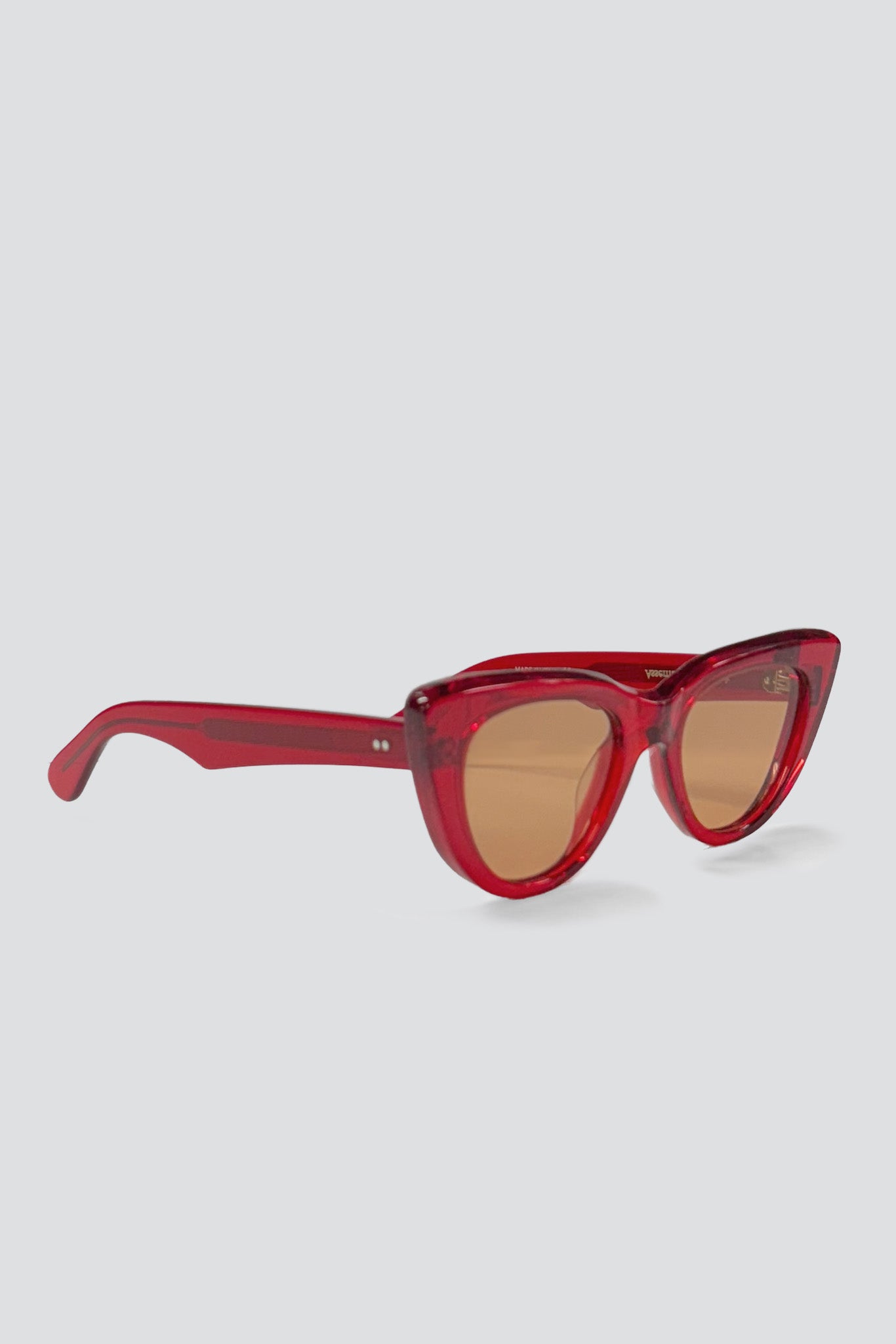 Acetate Kinos Sunglasses - Red