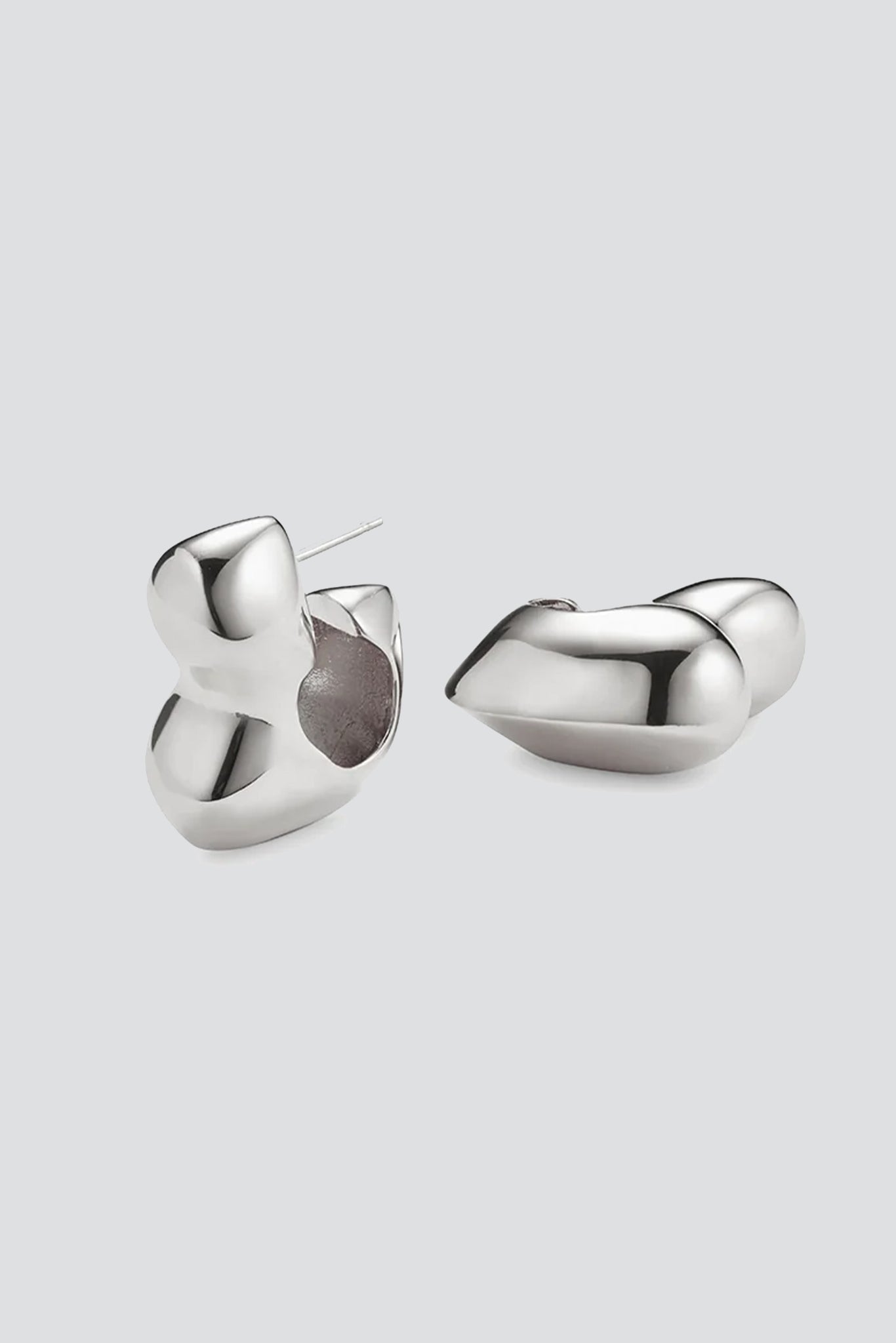 Sterling Silver Bubble Hoops