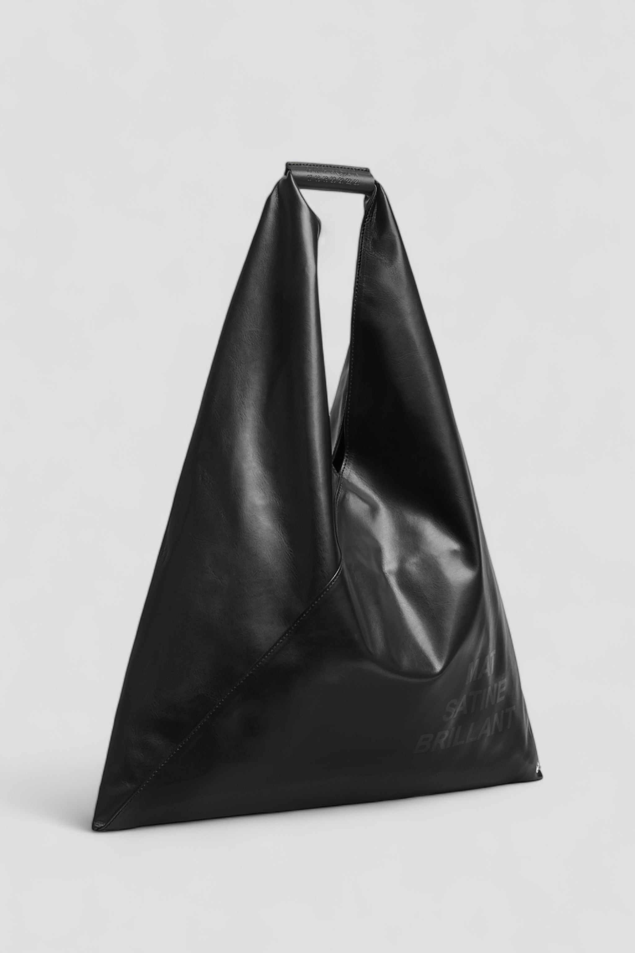 Black Leather Japanese Bag