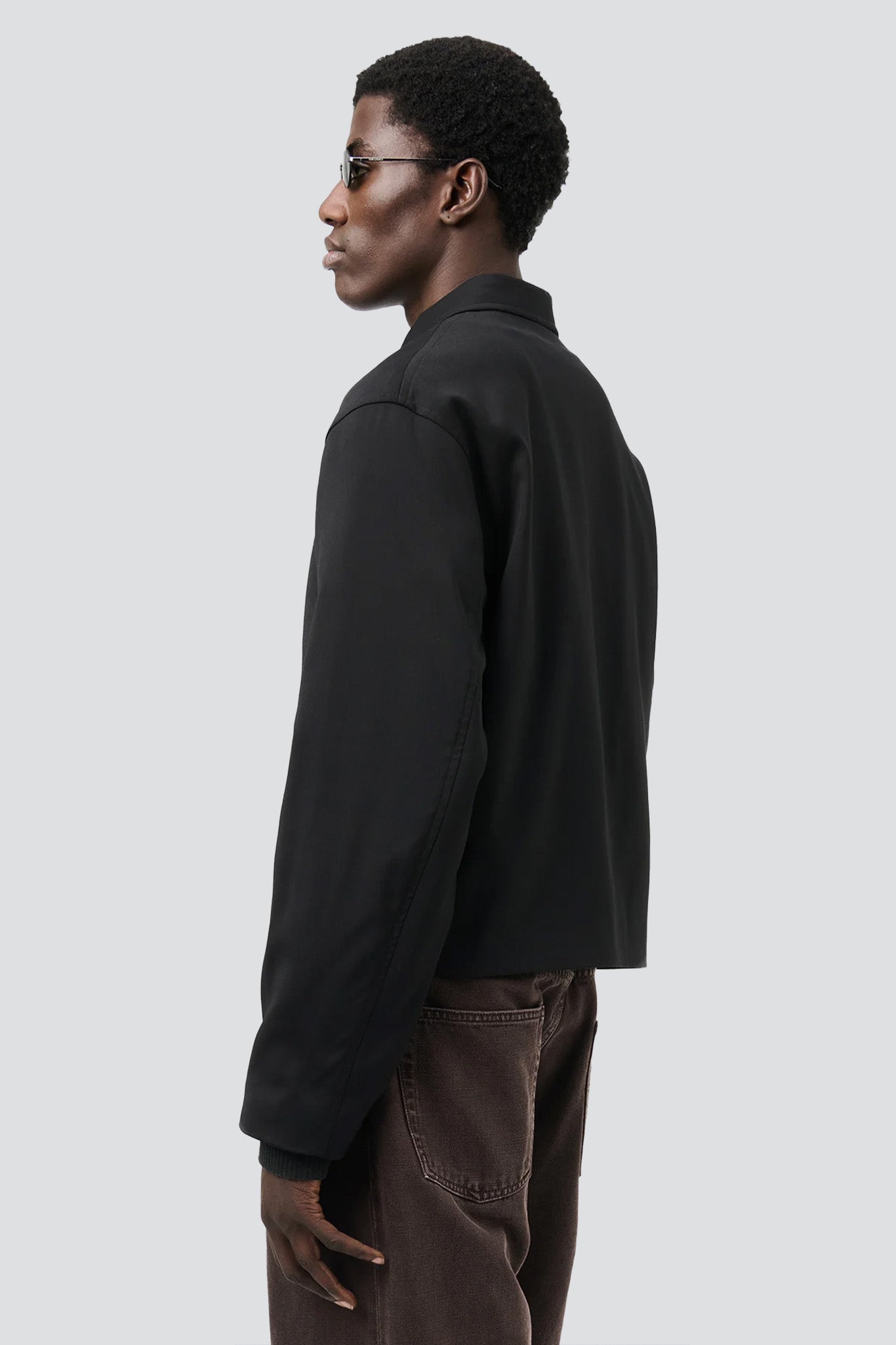 送料無料☆OUR LEGACY MINI JACKET Black Worsted Wool Our Legacy - Mini Jacket Premium Charcoal Office Wool