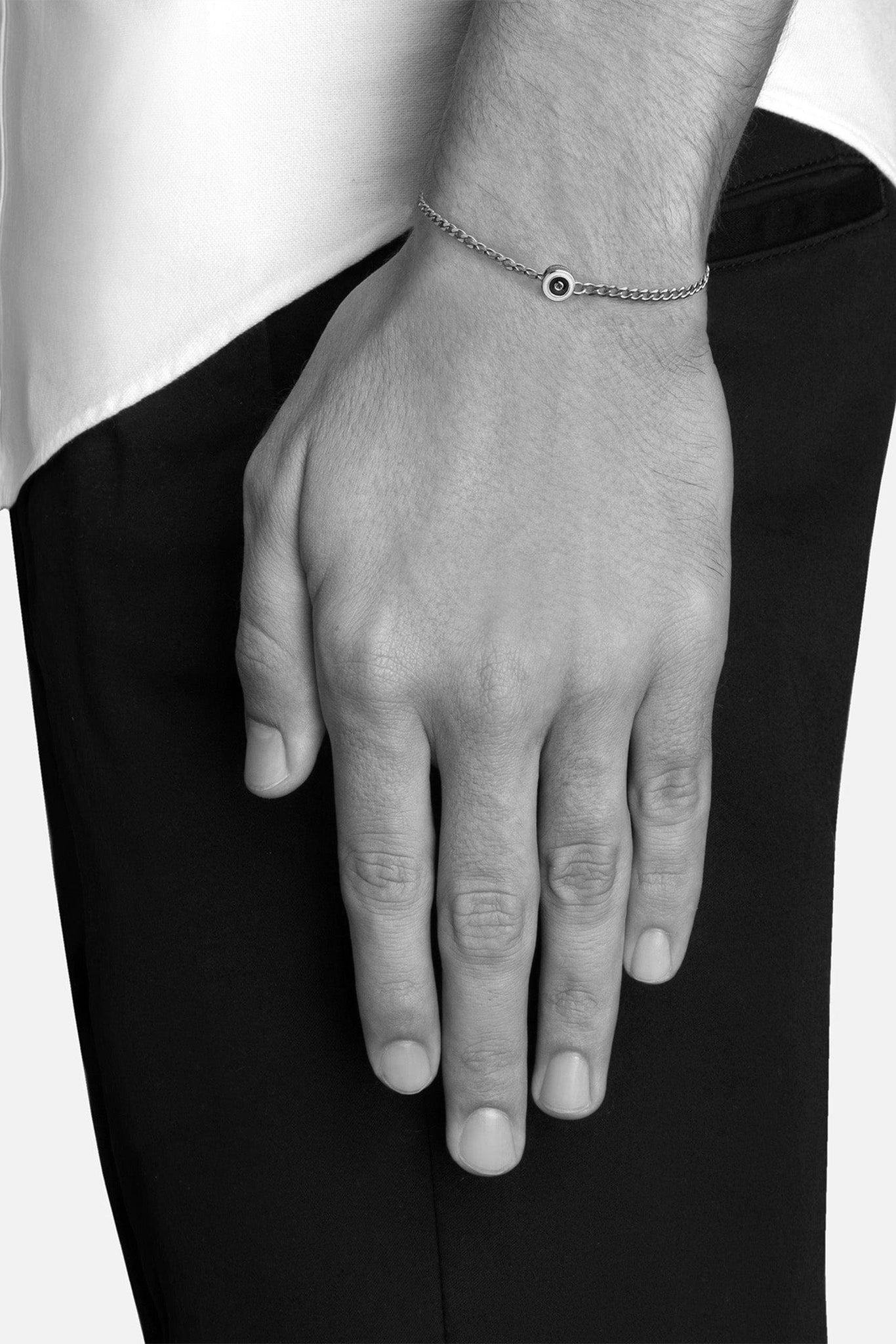 Sterling Silver Opus Chalcedony Chain Bracelet