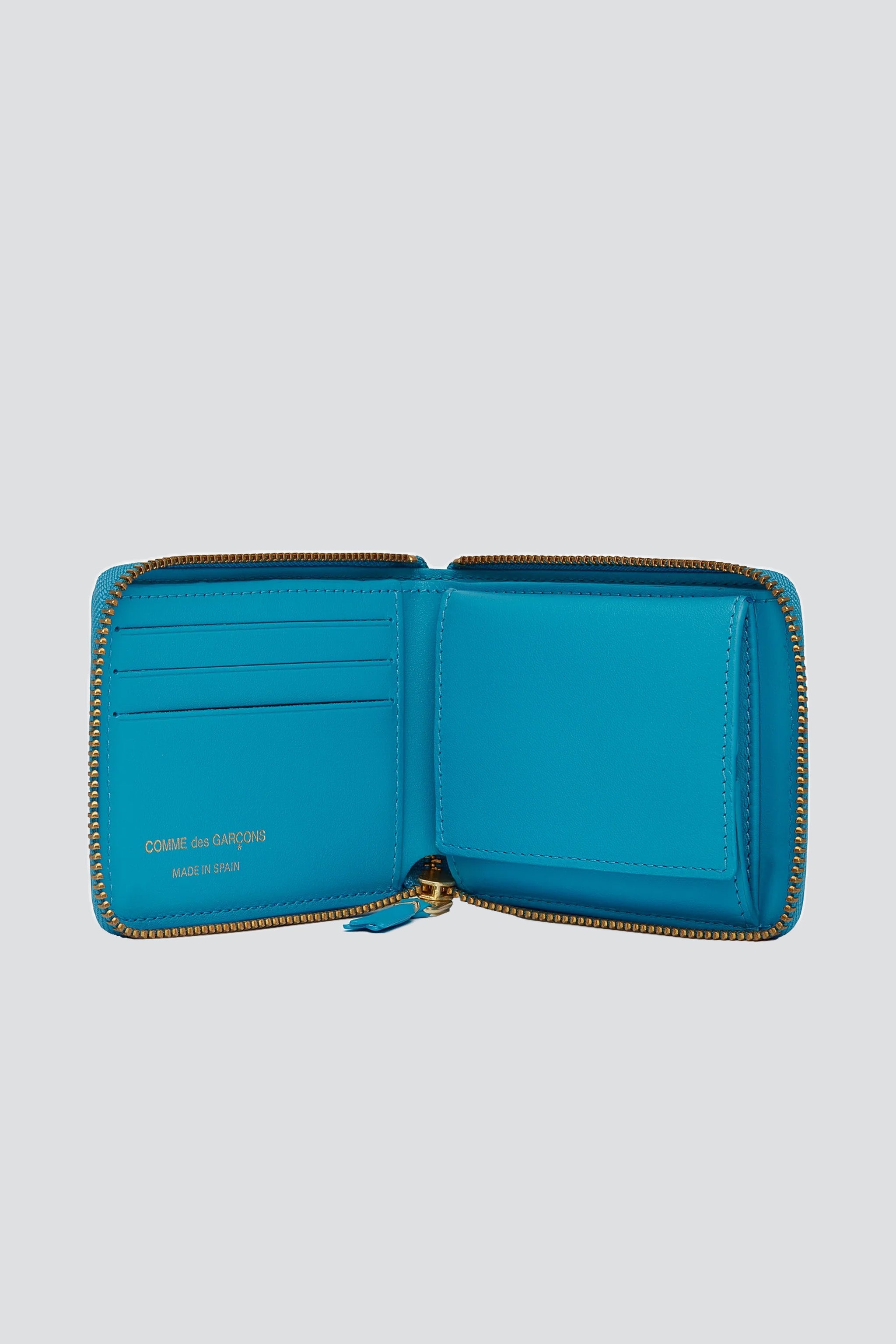 Classic Leather Wallet - Blue - SA7100