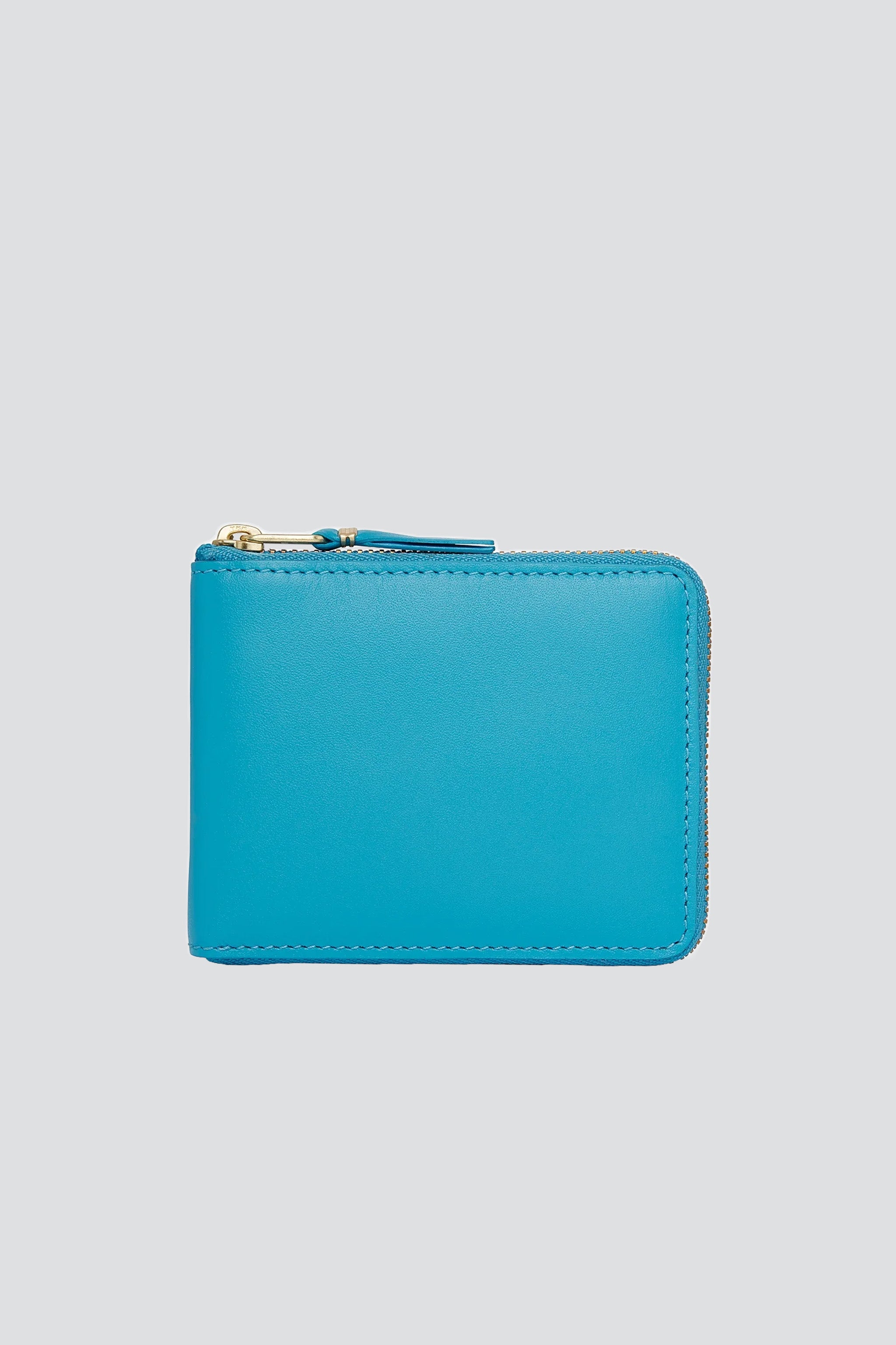 Classic Leather Wallet - Blue - SA7100