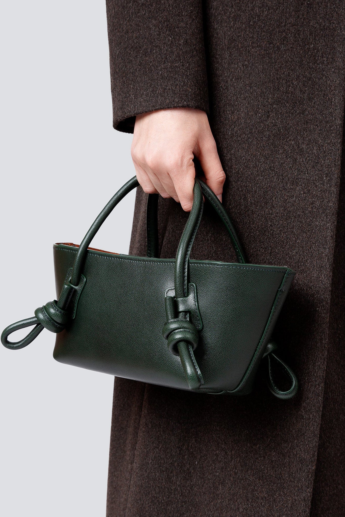 Dark Green Fleca Mini Baguette