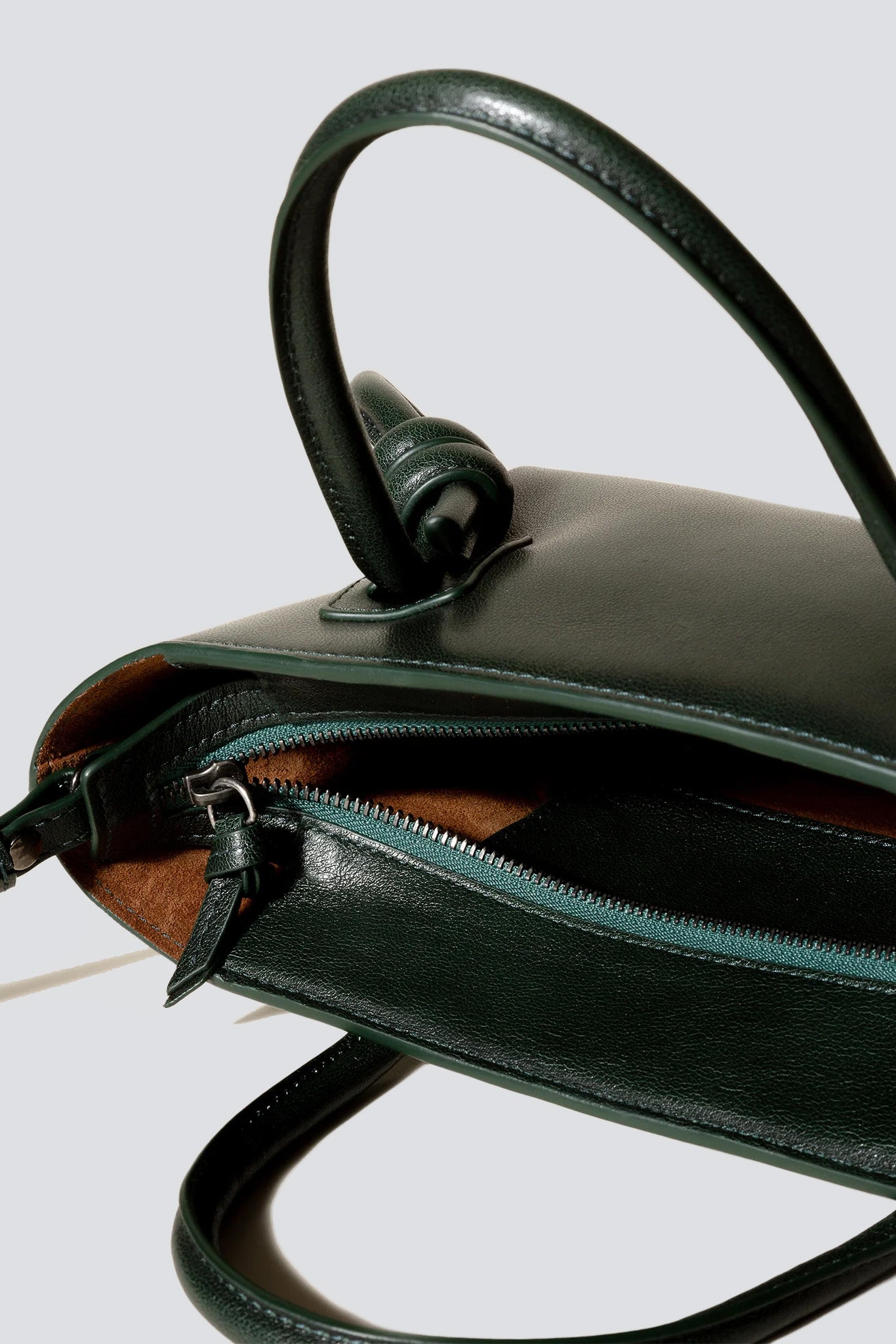Dark Green Fleca Mini Baguette