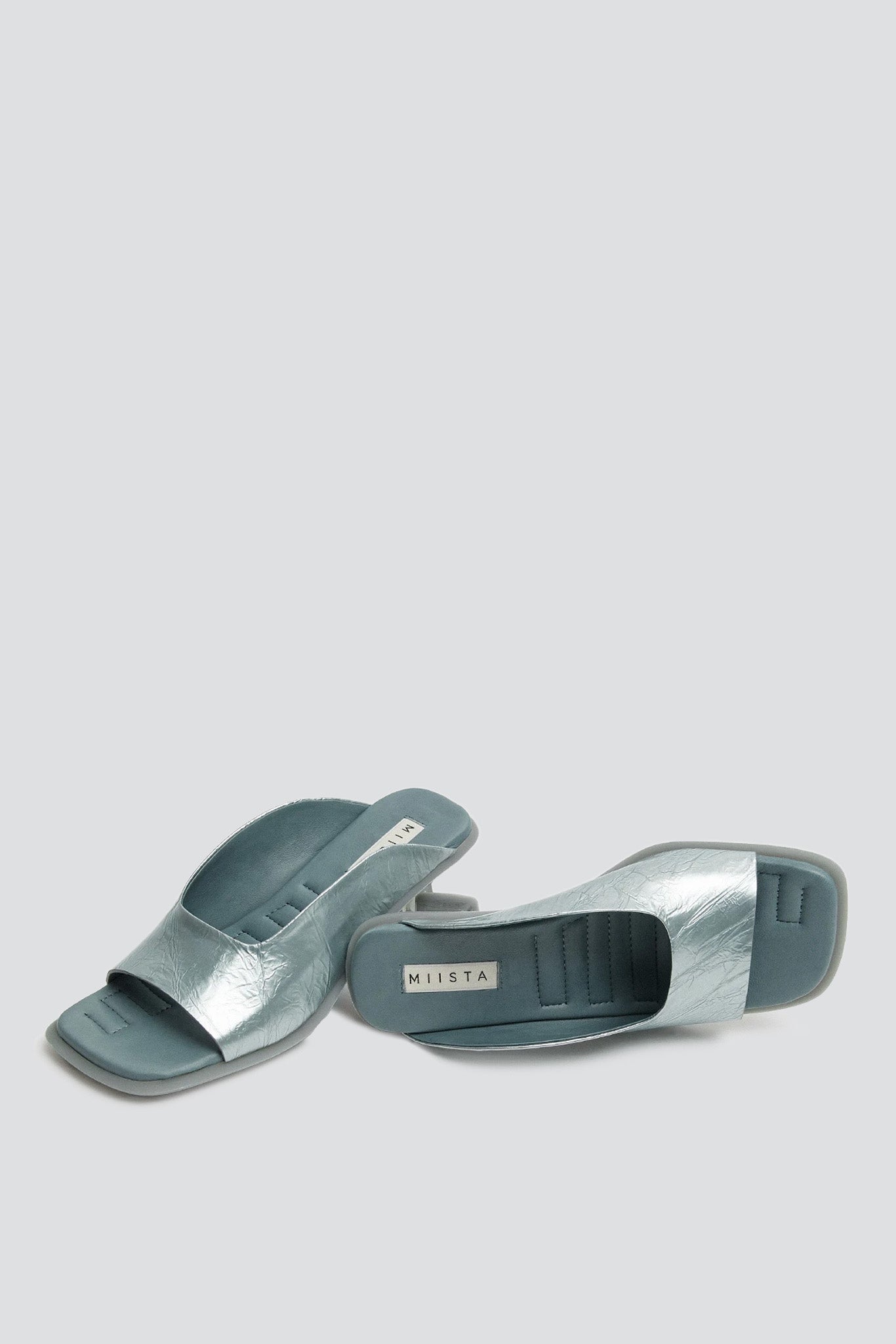 Grey Janaina Mule Sandals