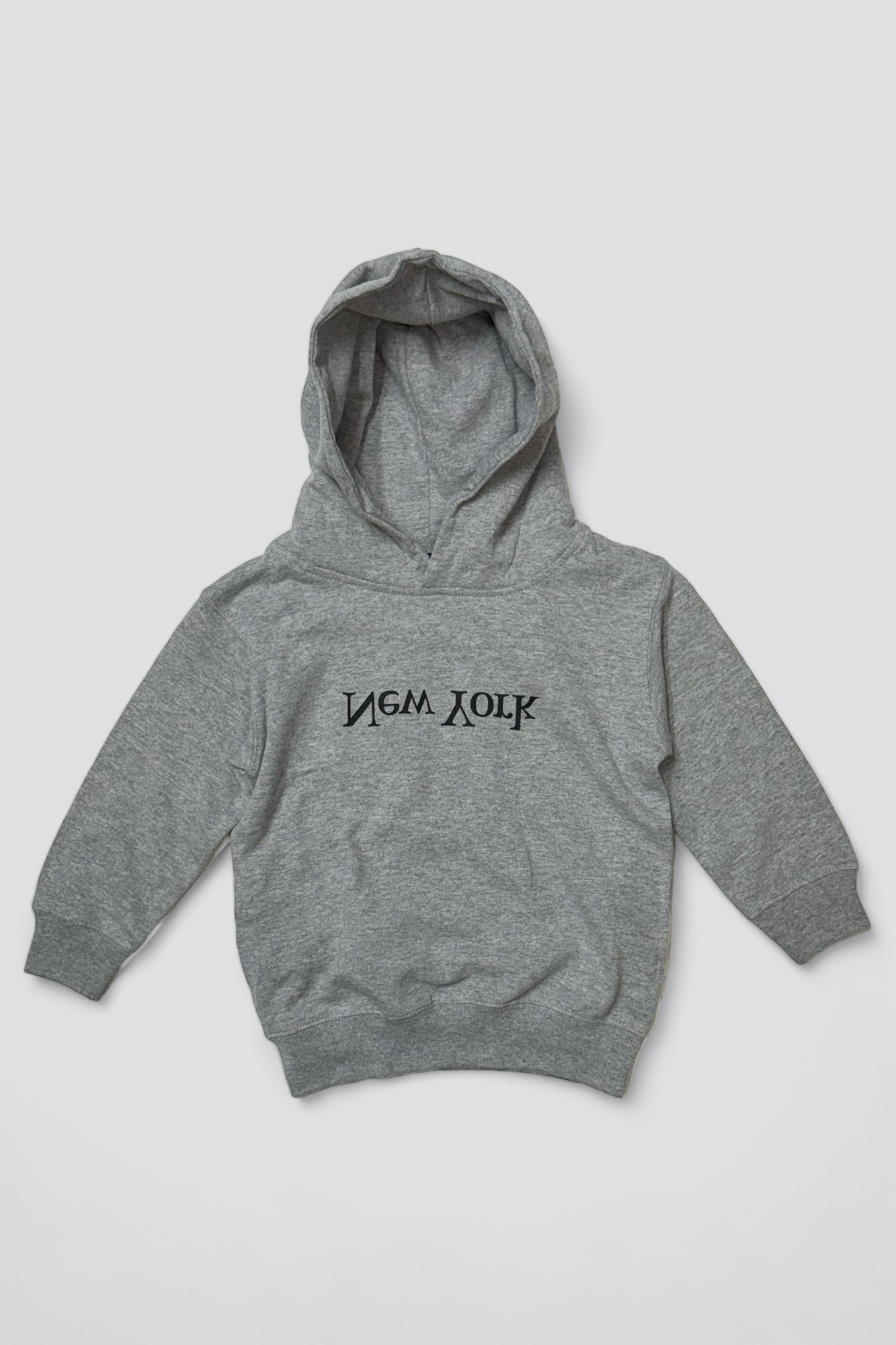 Grey Kids New York Logo Hoodie