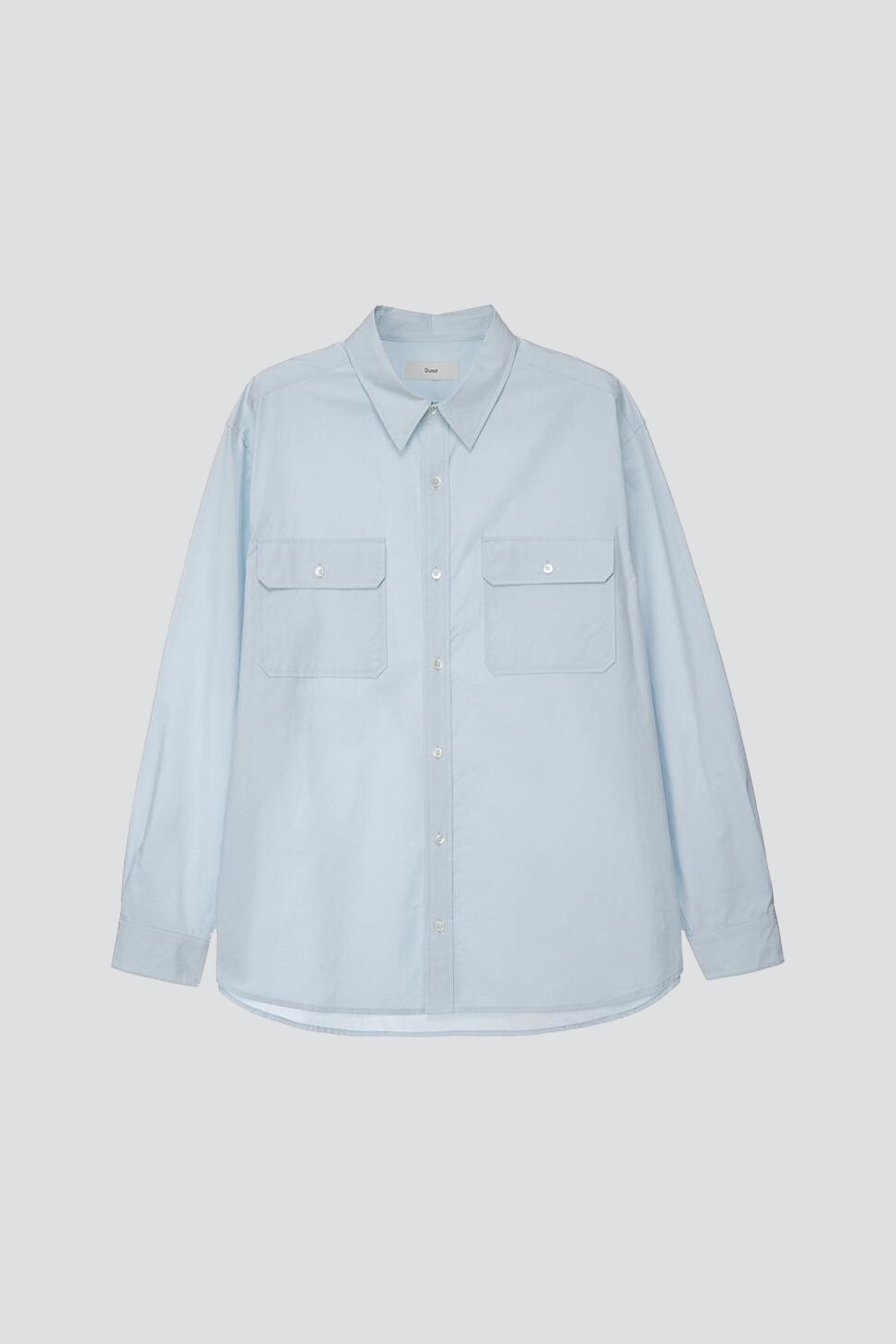 Light Blue Unisex Out-Pocket Shirt