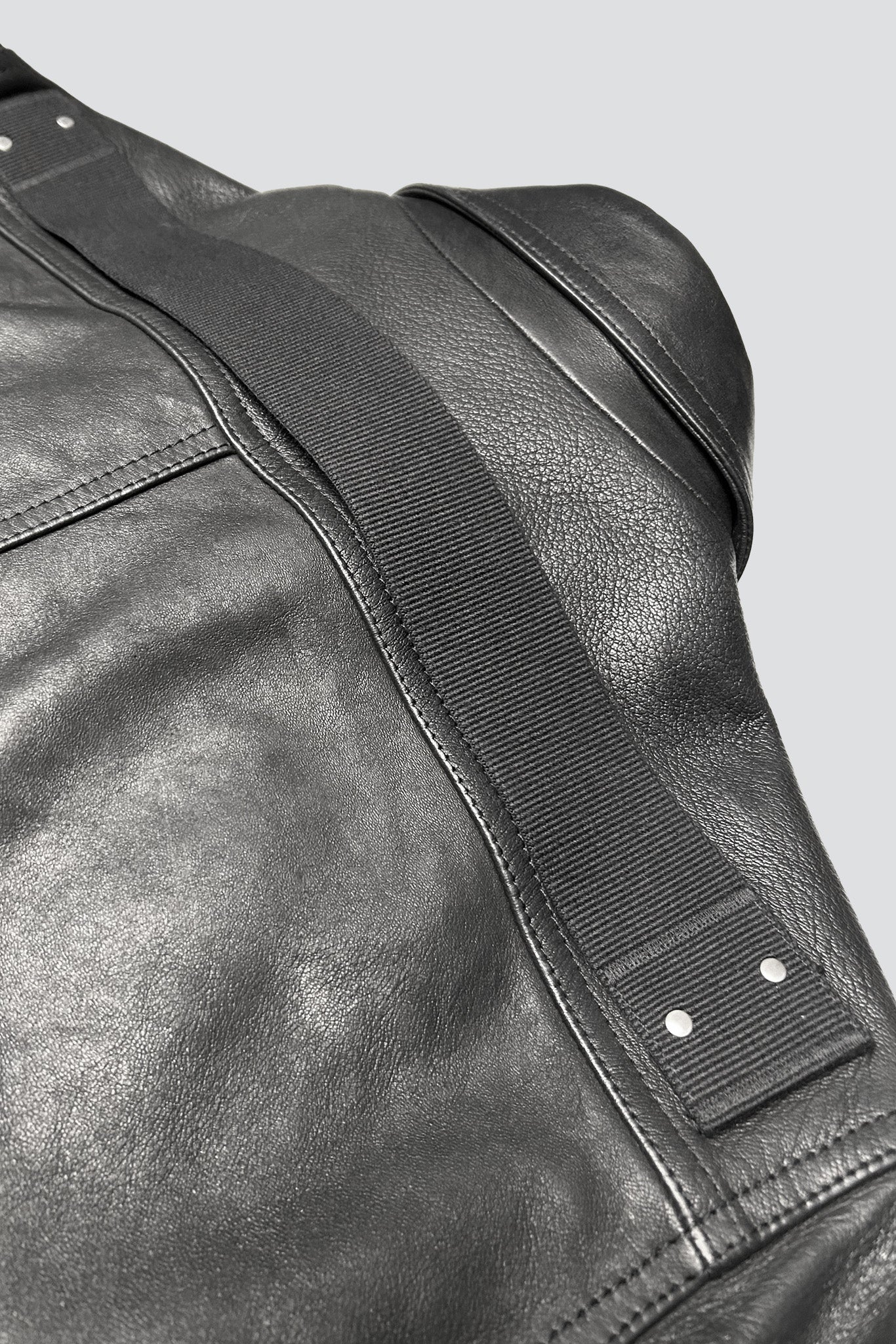 【関税＆送料込み】Rick Owens Black Leather Jacket Rick Owens Leather Jacket | Black | FARFETCH