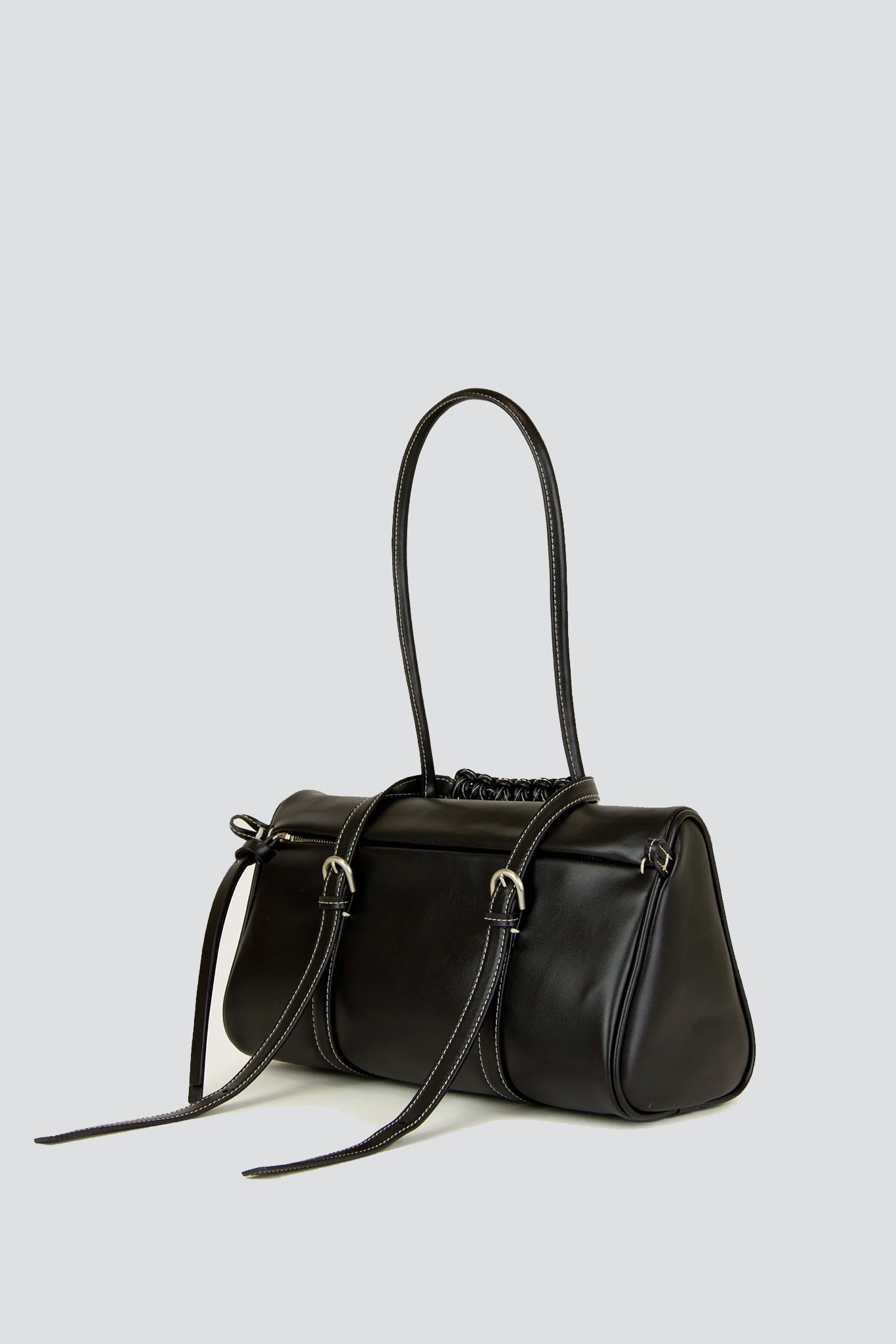 Black Grape Leather Alja Bag