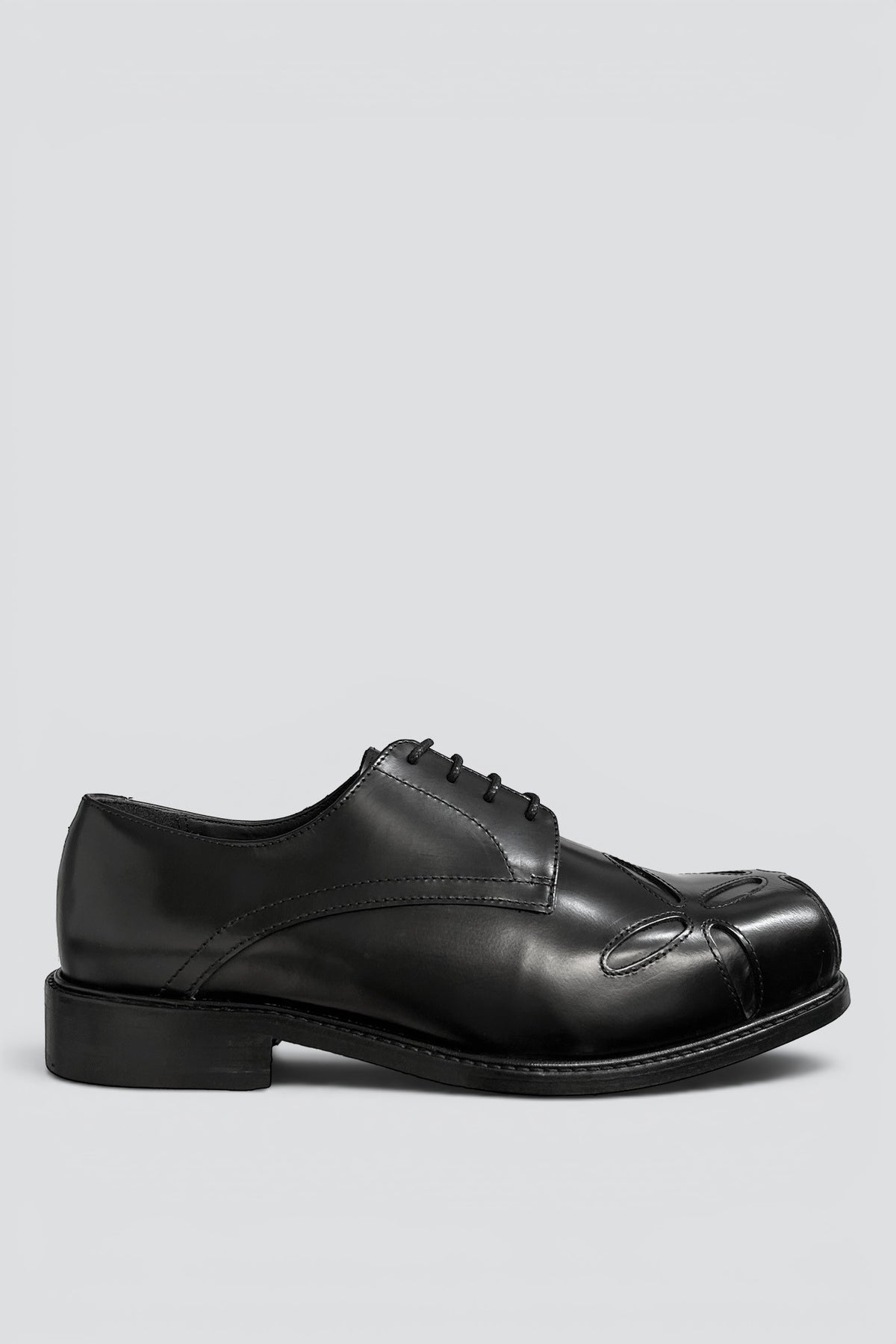 mens black square toe dress shoes STEFAN COOKE modern profile that pairs US Size:4 3/27/26 Laced & Tooled Genuine