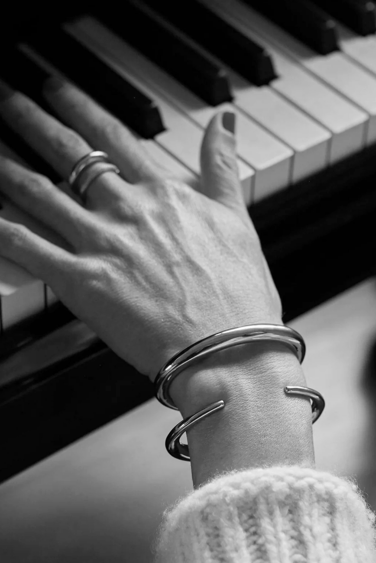 SterlingSilverInfiniteTuskCuff