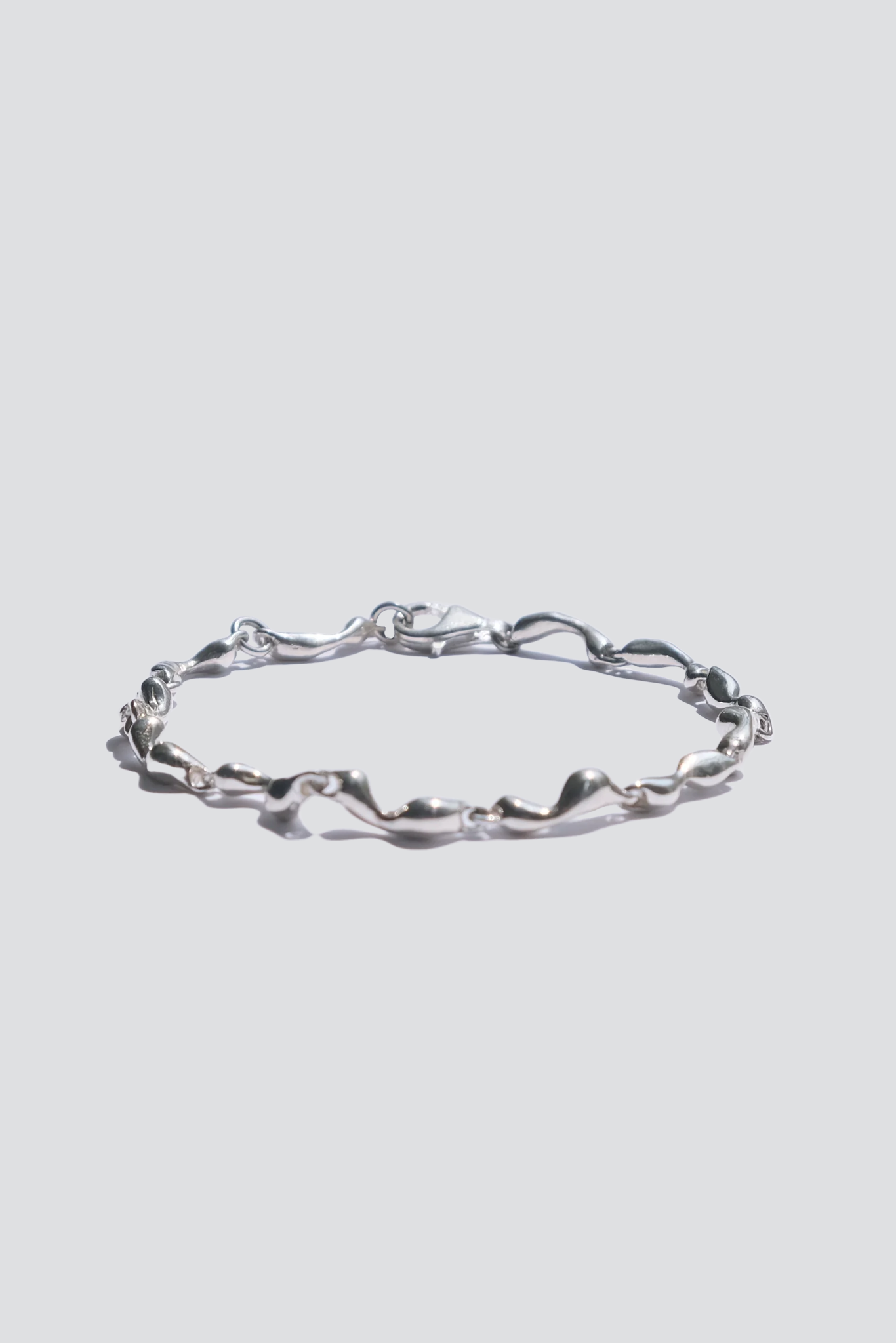 Sterling Silver Liquid Bracelet