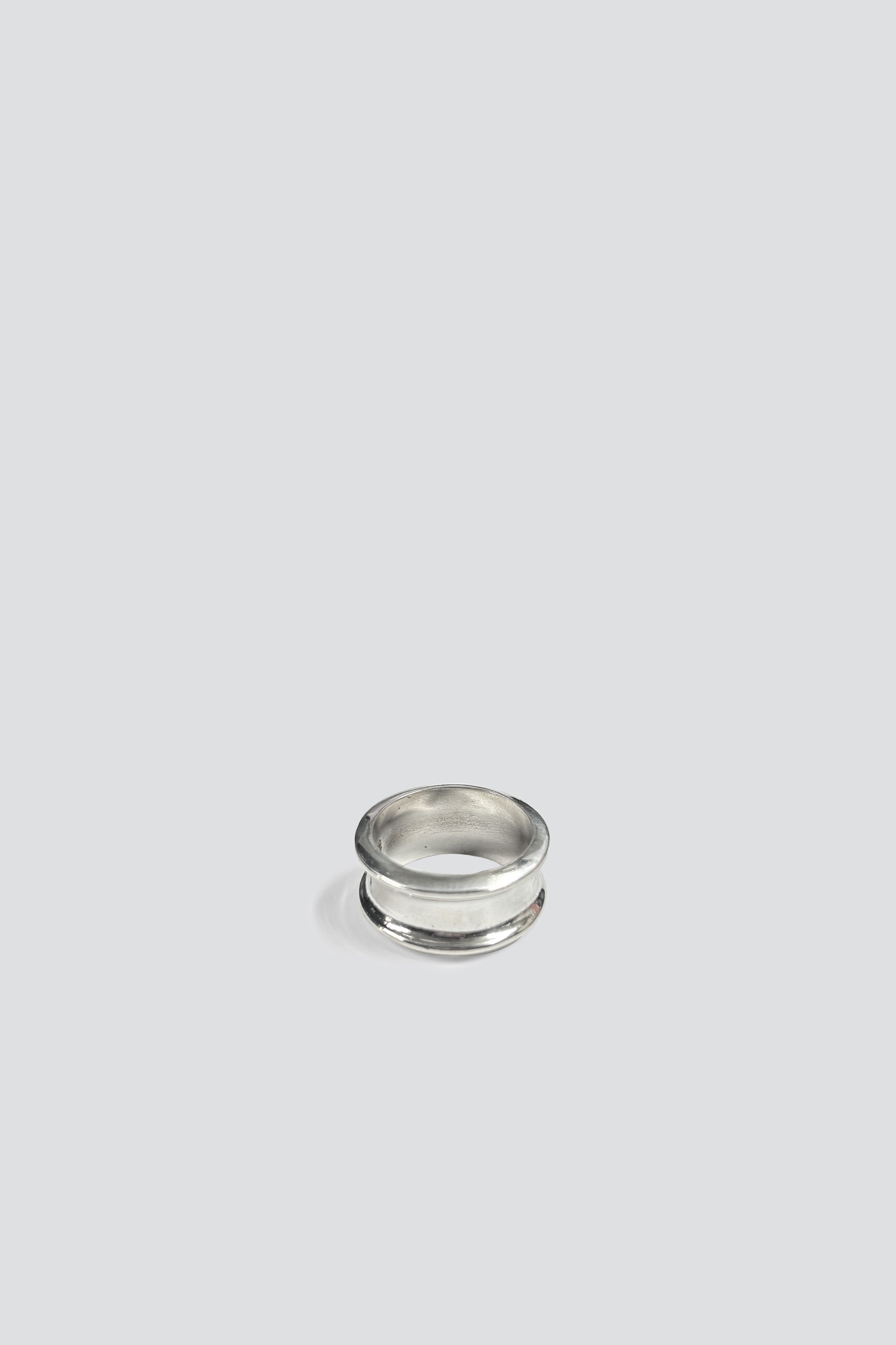 Sterling Silver Modern Lipped Band
