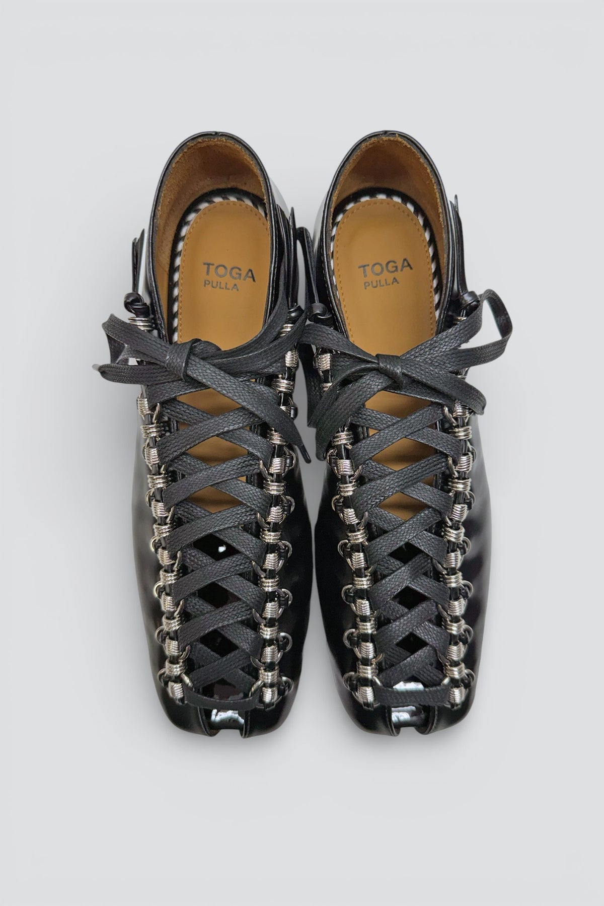 Black Leather AJ1452 Shoe - Toga Pulla – Assembly New York