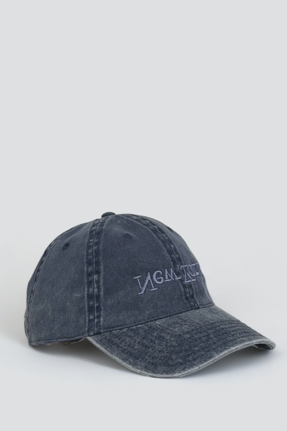 New York Embroidered Hat - Washed Indigo