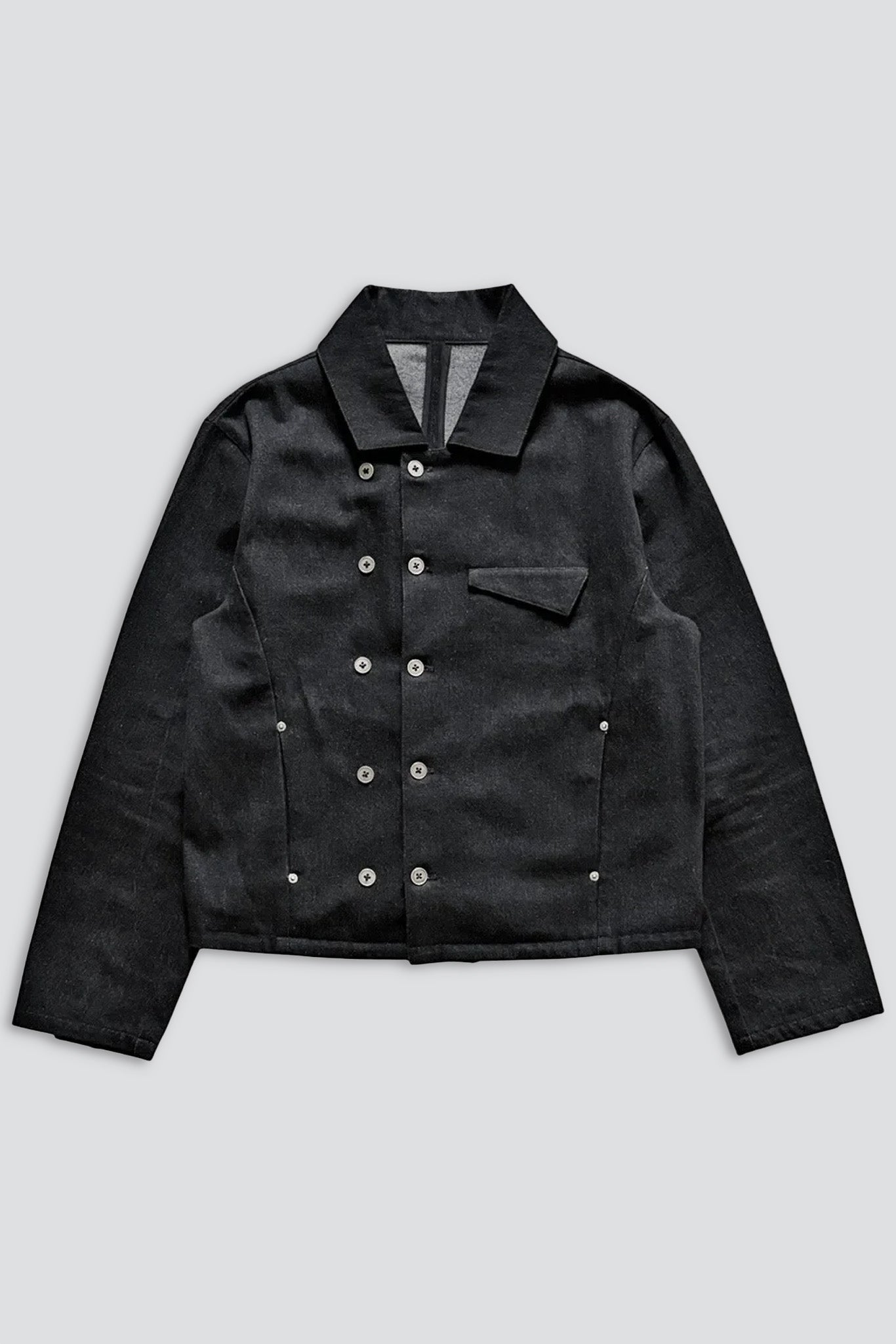 Black Denim Wake Jacket - Burrough – Assembly New York