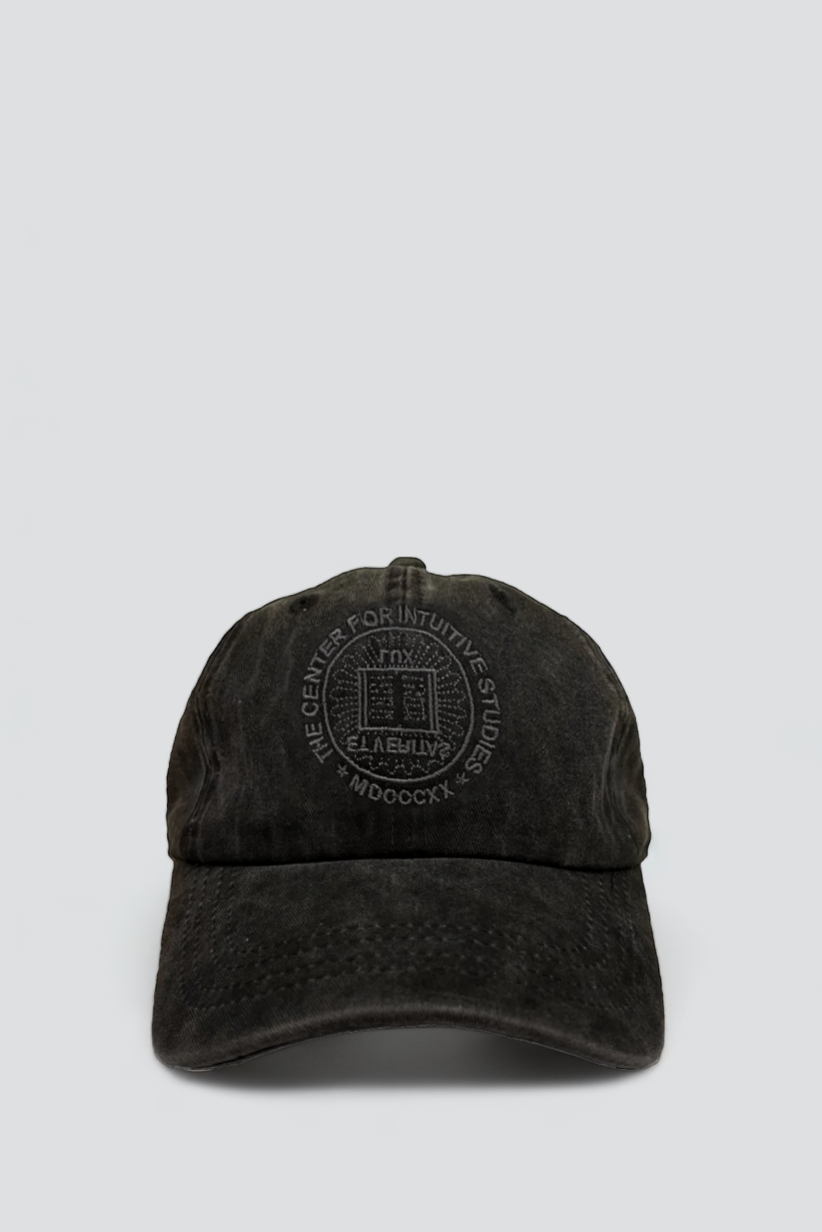 The Center for Intuitive Studies Circle Logo Hat - Washed Black
