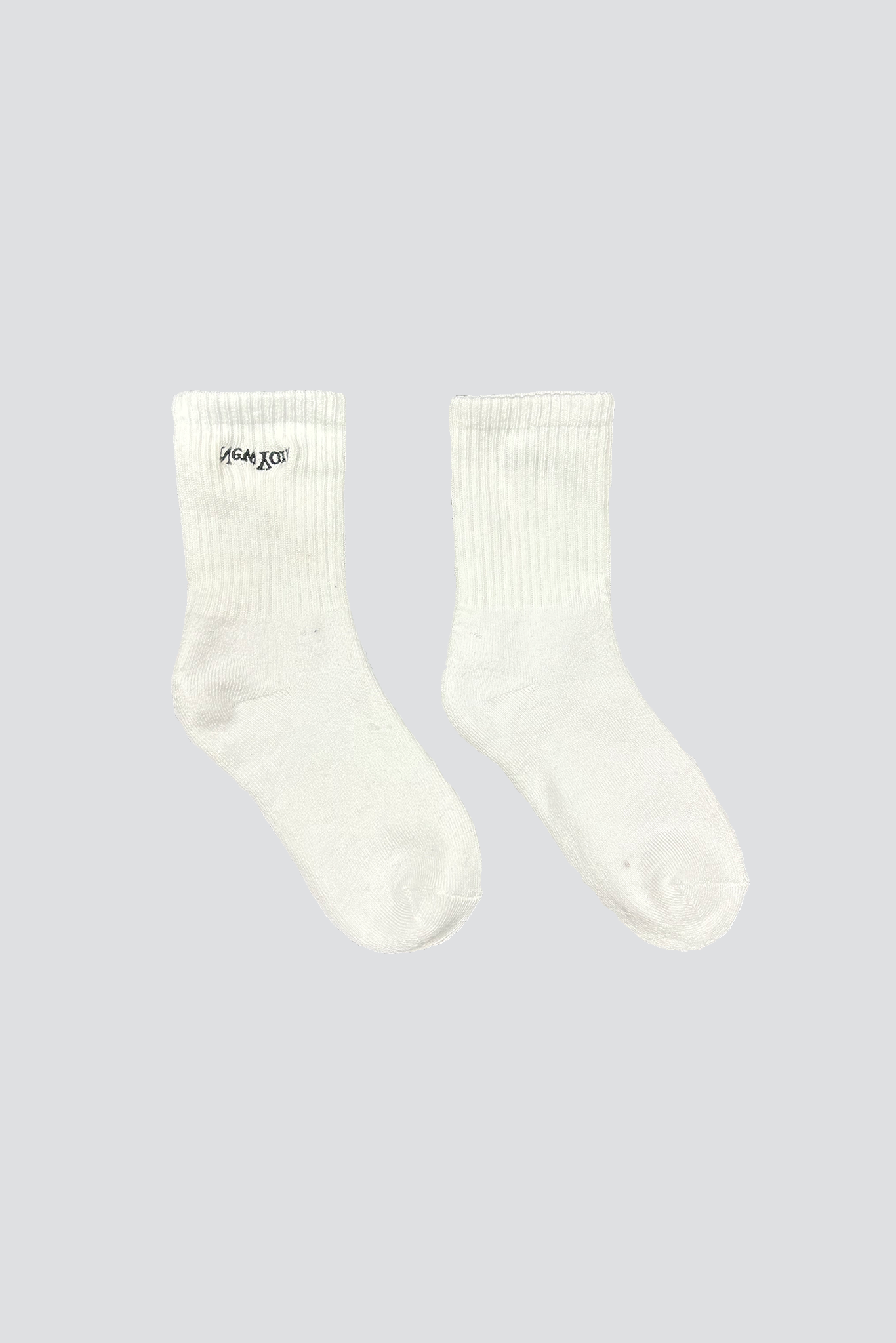 White New York Logo Sock