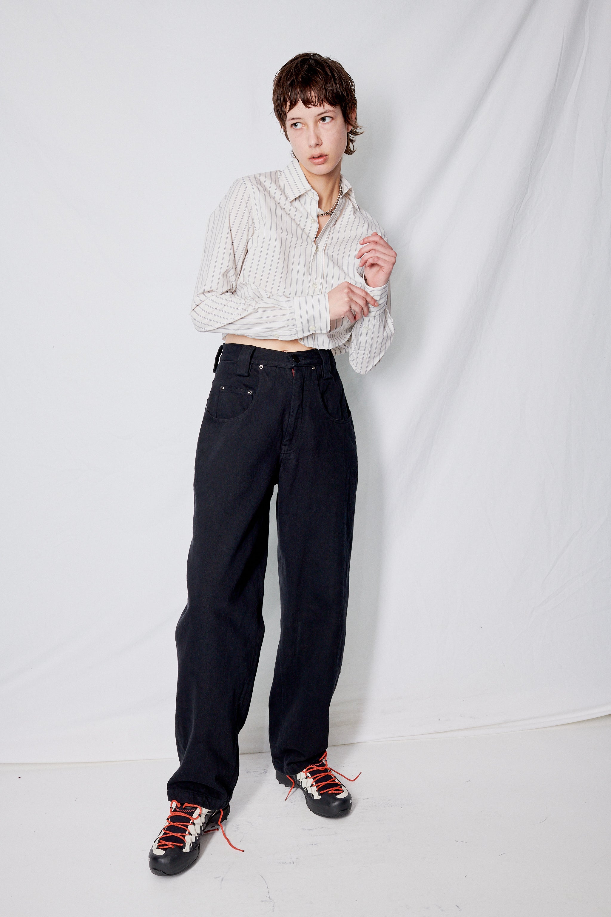 Black Denim Baggy Jean