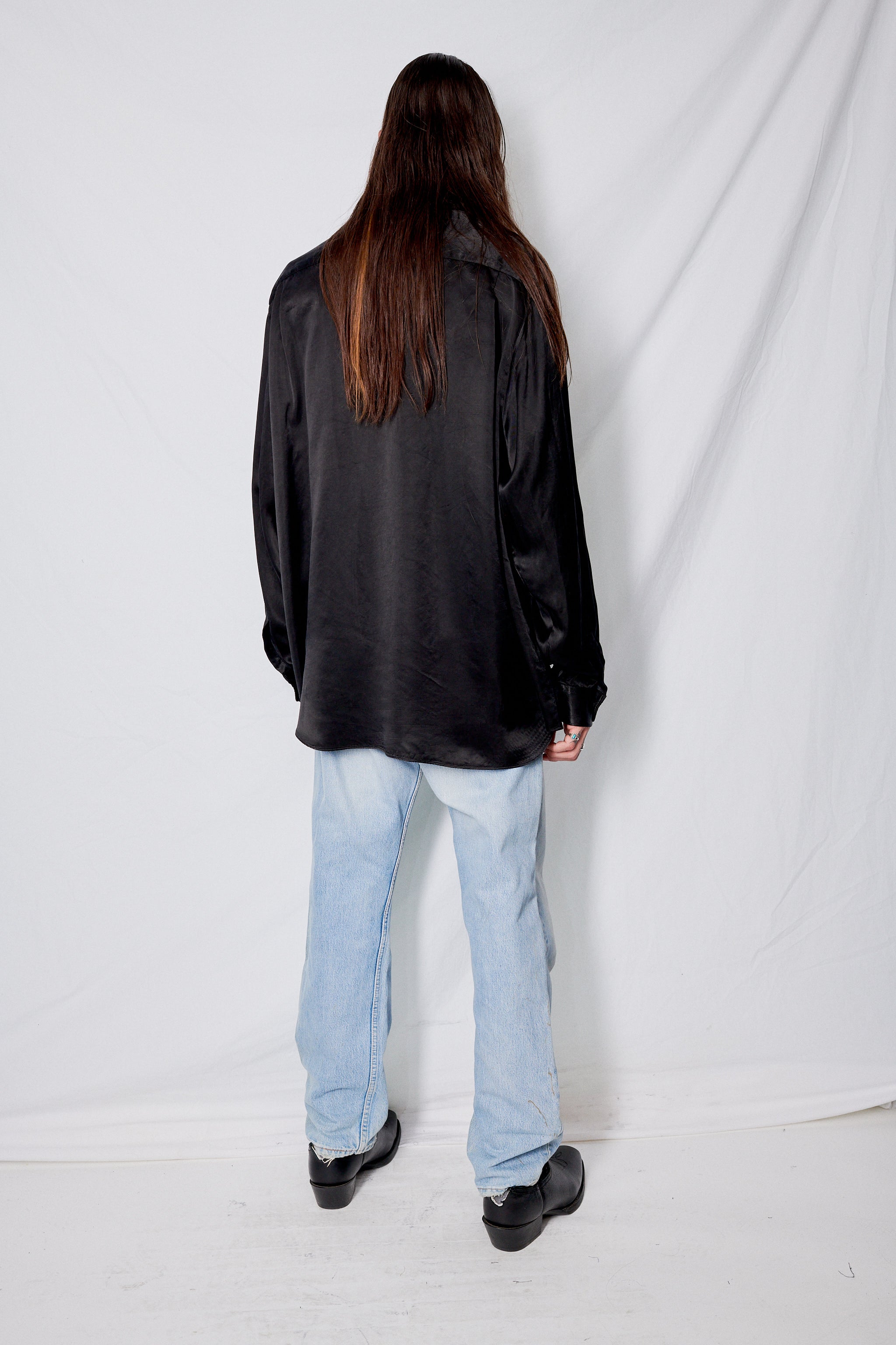 Black Cupro Classic Shirt