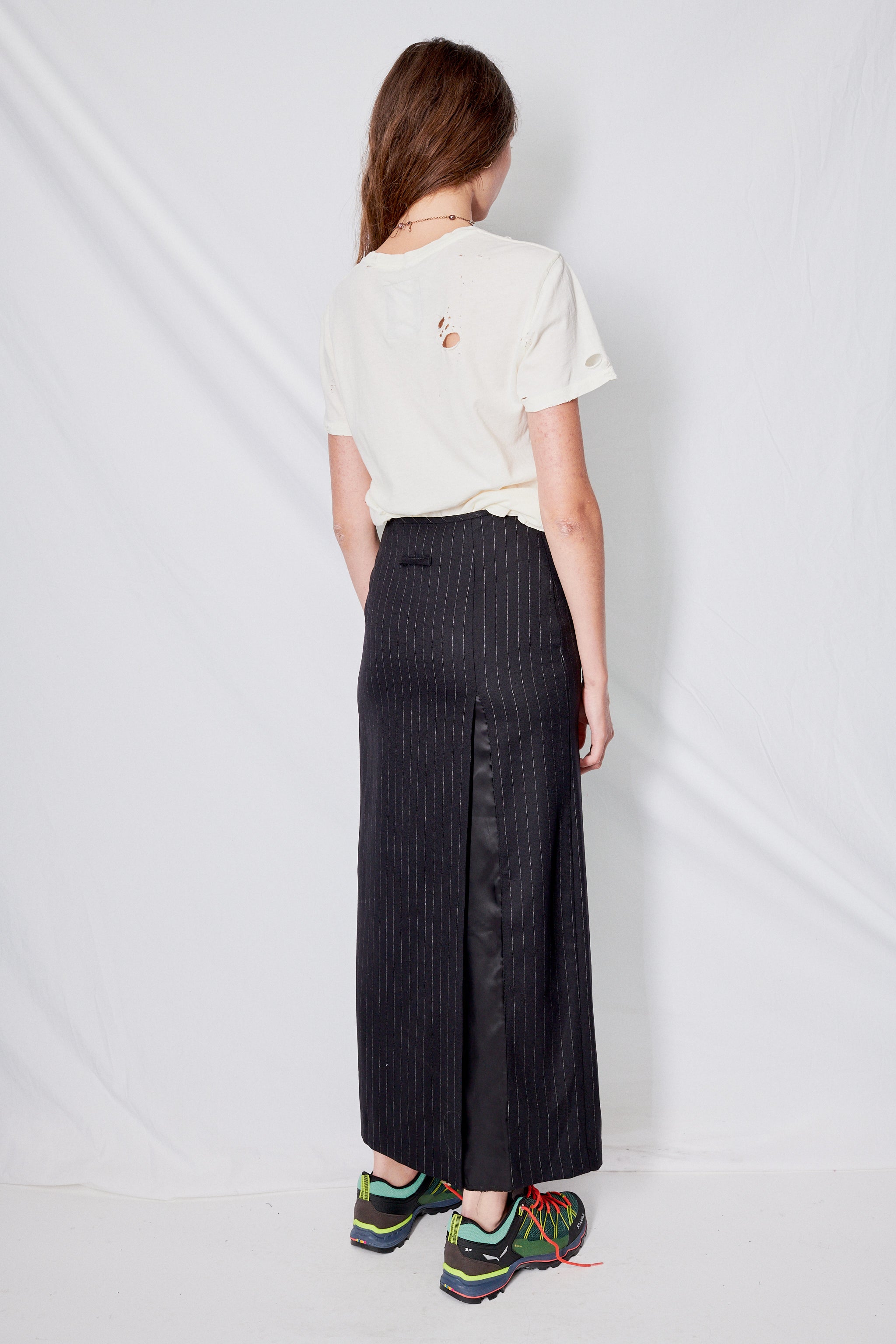 Distressed White Sinead T-Shirt