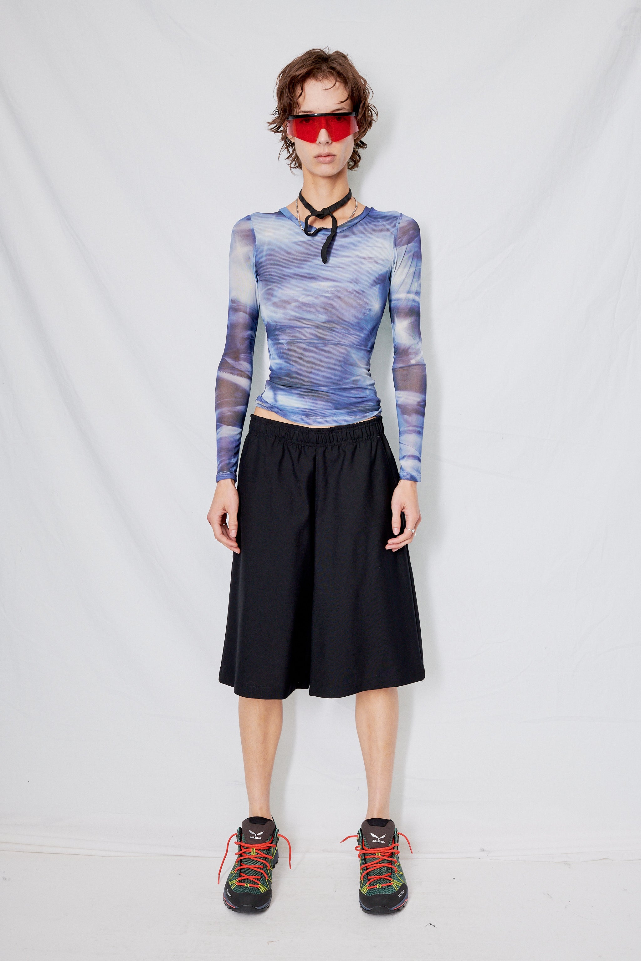Black Suiting Long Short