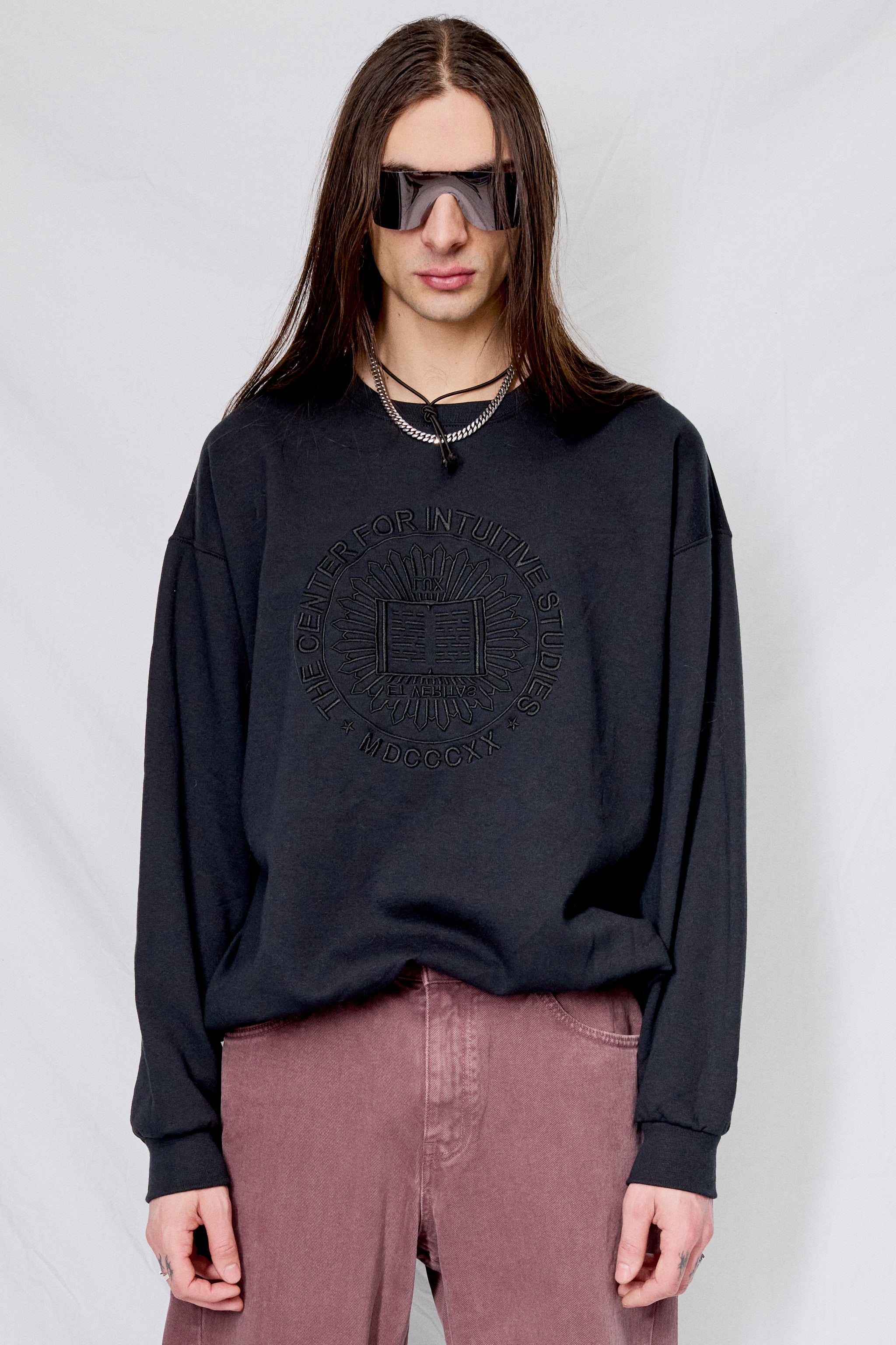 The Center For Intuitive Studies Circle Logo Sweatshirt - Black