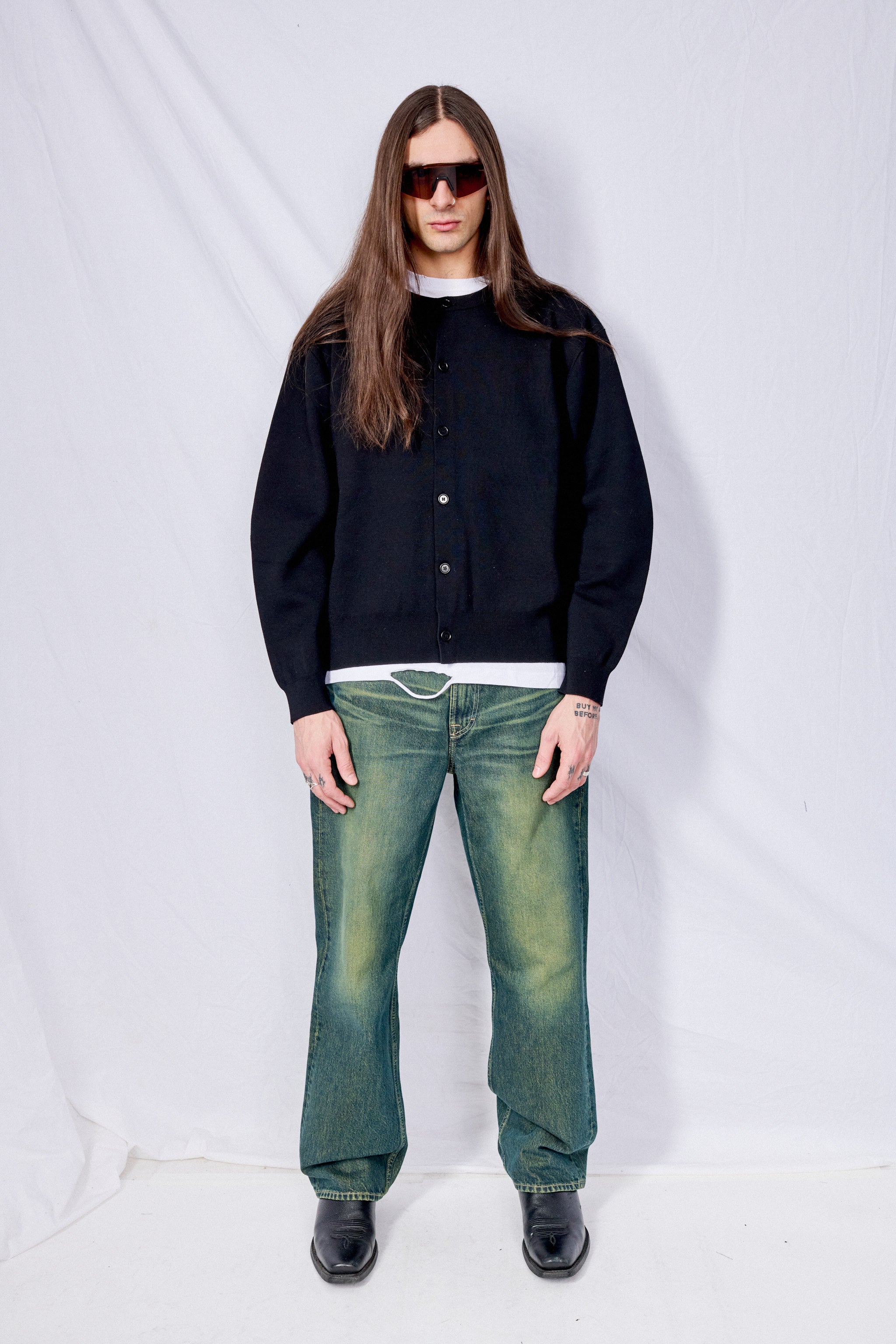 トップス NAMACHECO 22aw CYRUS CARDIGAN BLACK M image_47b186e3-75b0-42c2-b5ca-