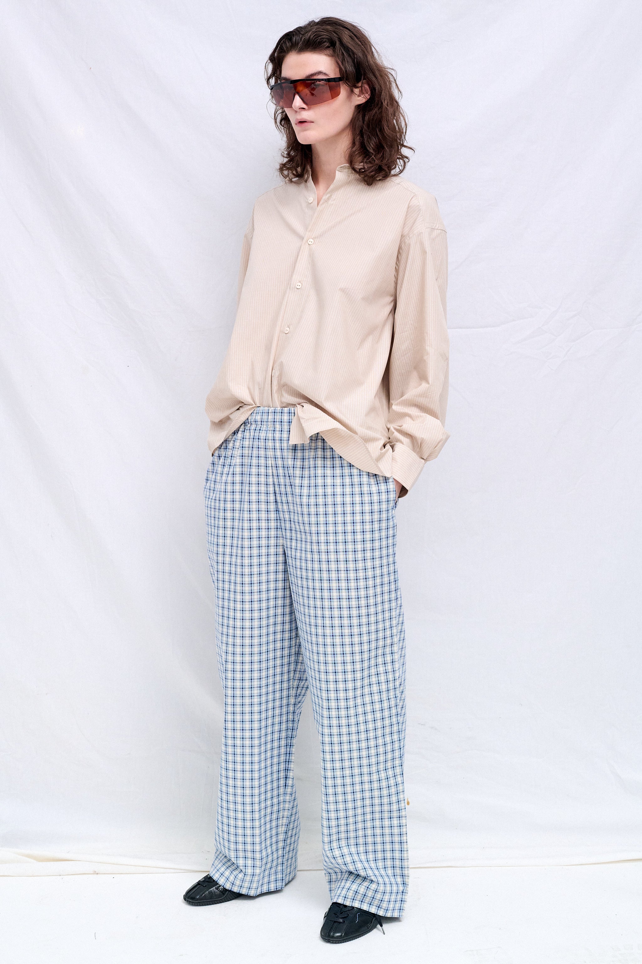 Blue Check Claude Pants - Baserange – Assembly New York
