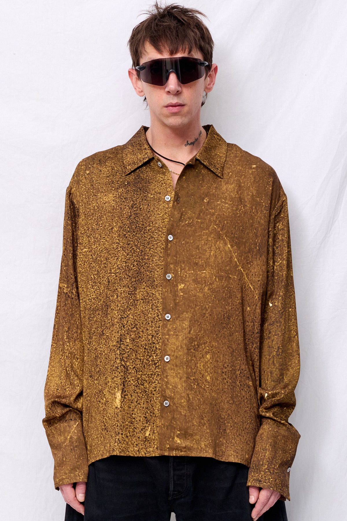mens gold dress shirts Rush Oversized Longsleeve Shirt Gulinala Women Christmas Dress Color:Shiny Pink EMBELLISHMENT themed parties
