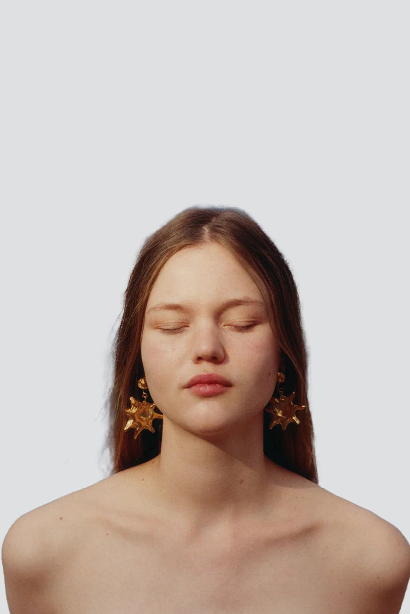 Gold Astro Earrings