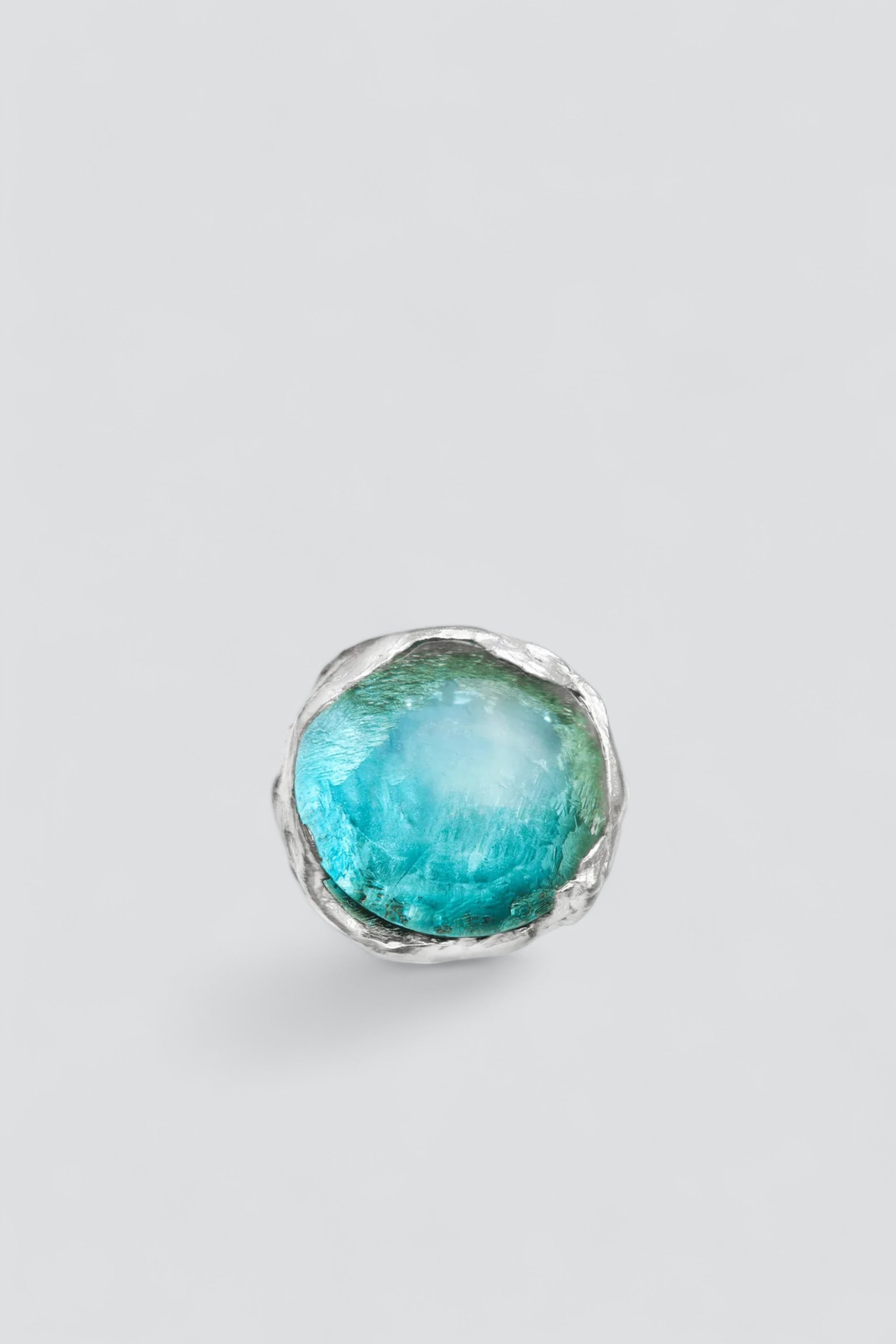 Silver/Blue Atolon Ring