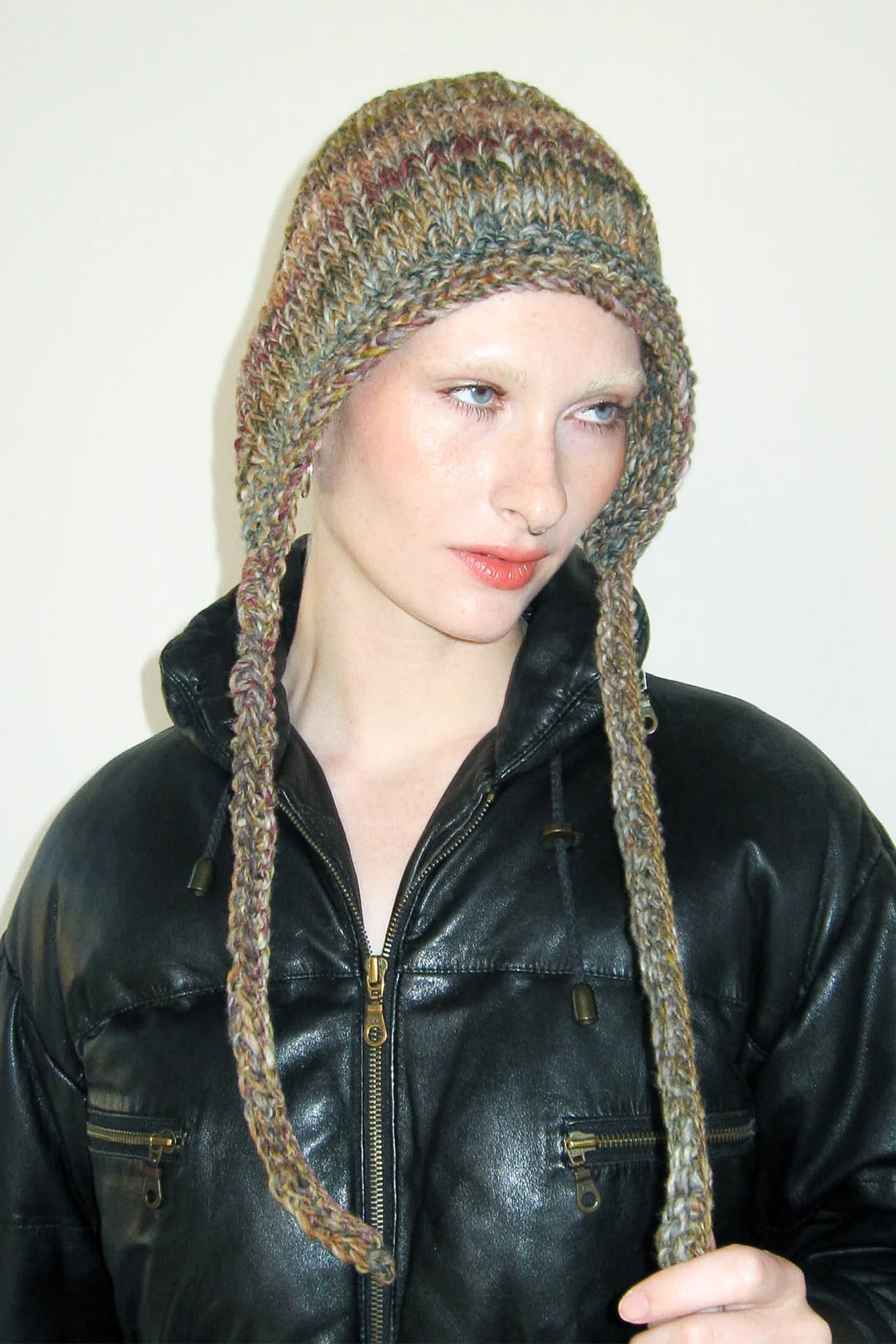 Venus Brown Wool Space Bonnet