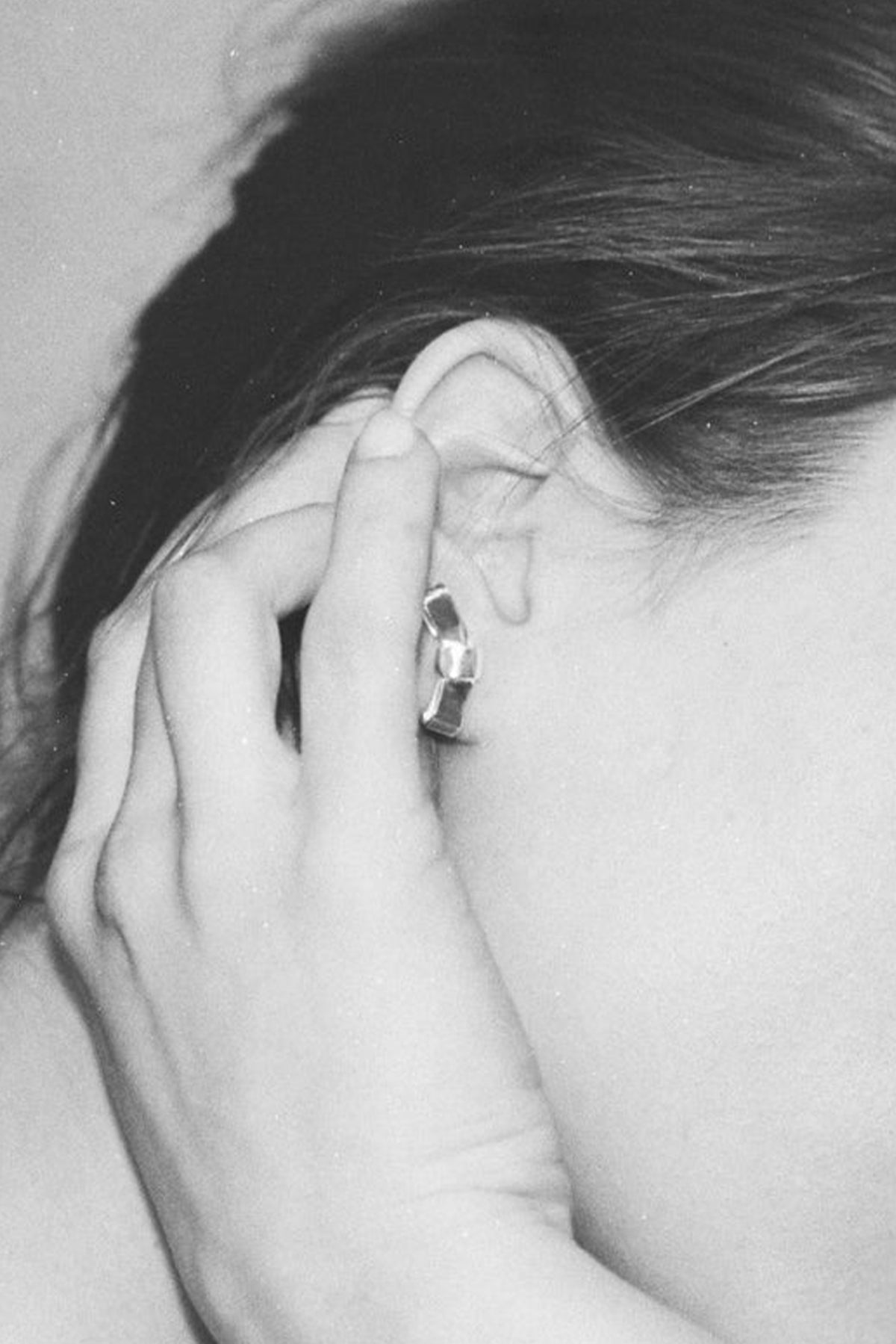 Sterling Silver Petite Cravat Earrings - Annika Inez – Assembly 