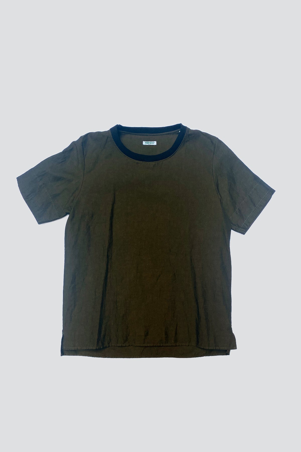 Kenzo Olive Linen Tee