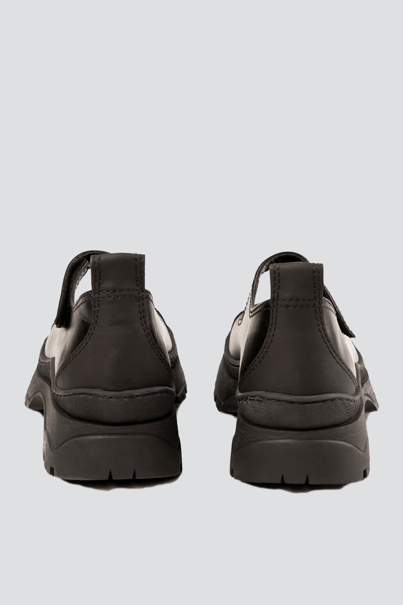 Black Leather Nadia Mary Jane