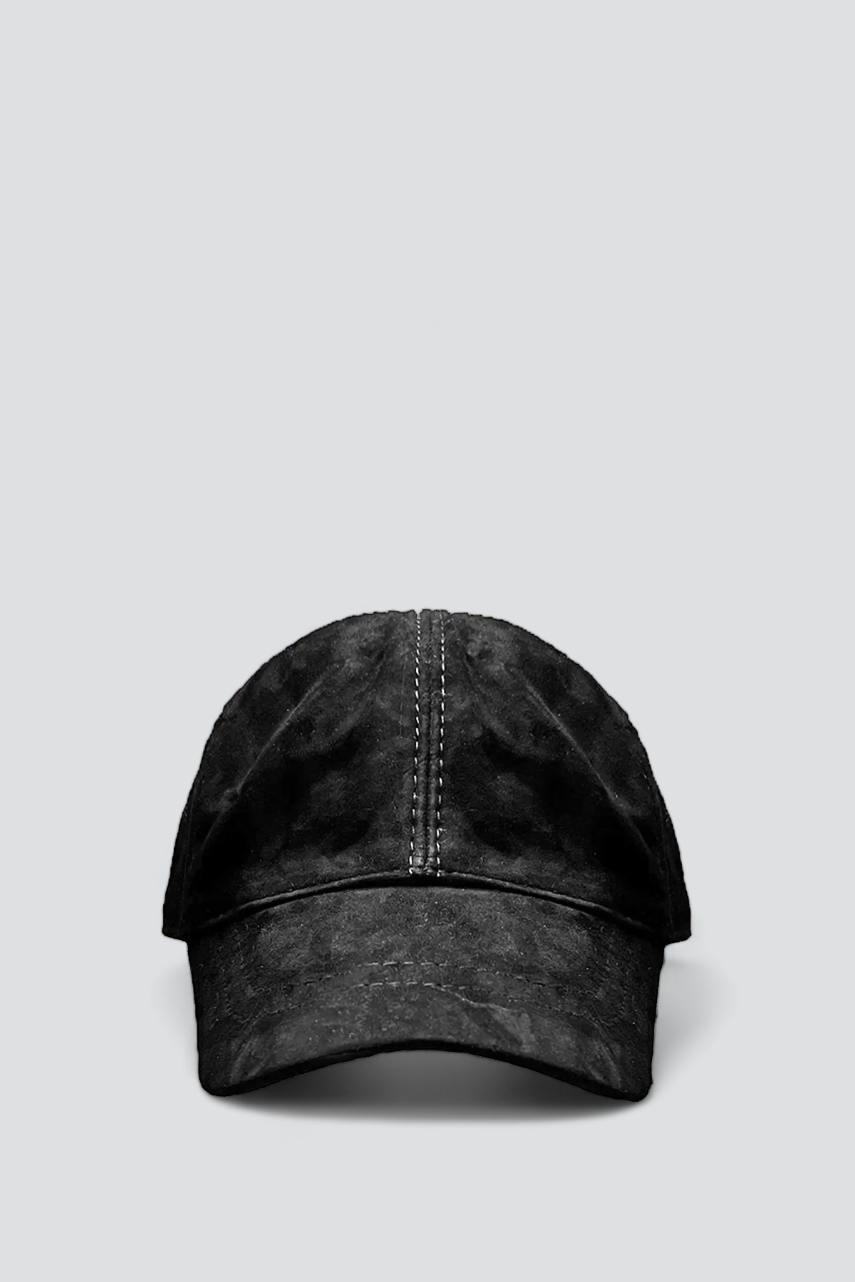 Black Suede Baseball Cap