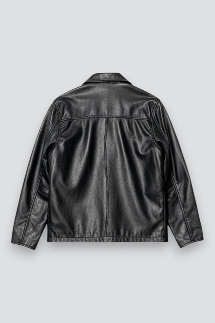 ジャケット・アウター 80's France fireman leather jacket SOLD to Cheseaux Switzerland🇨🇭📦) Vintage 80's Antica Pelleria