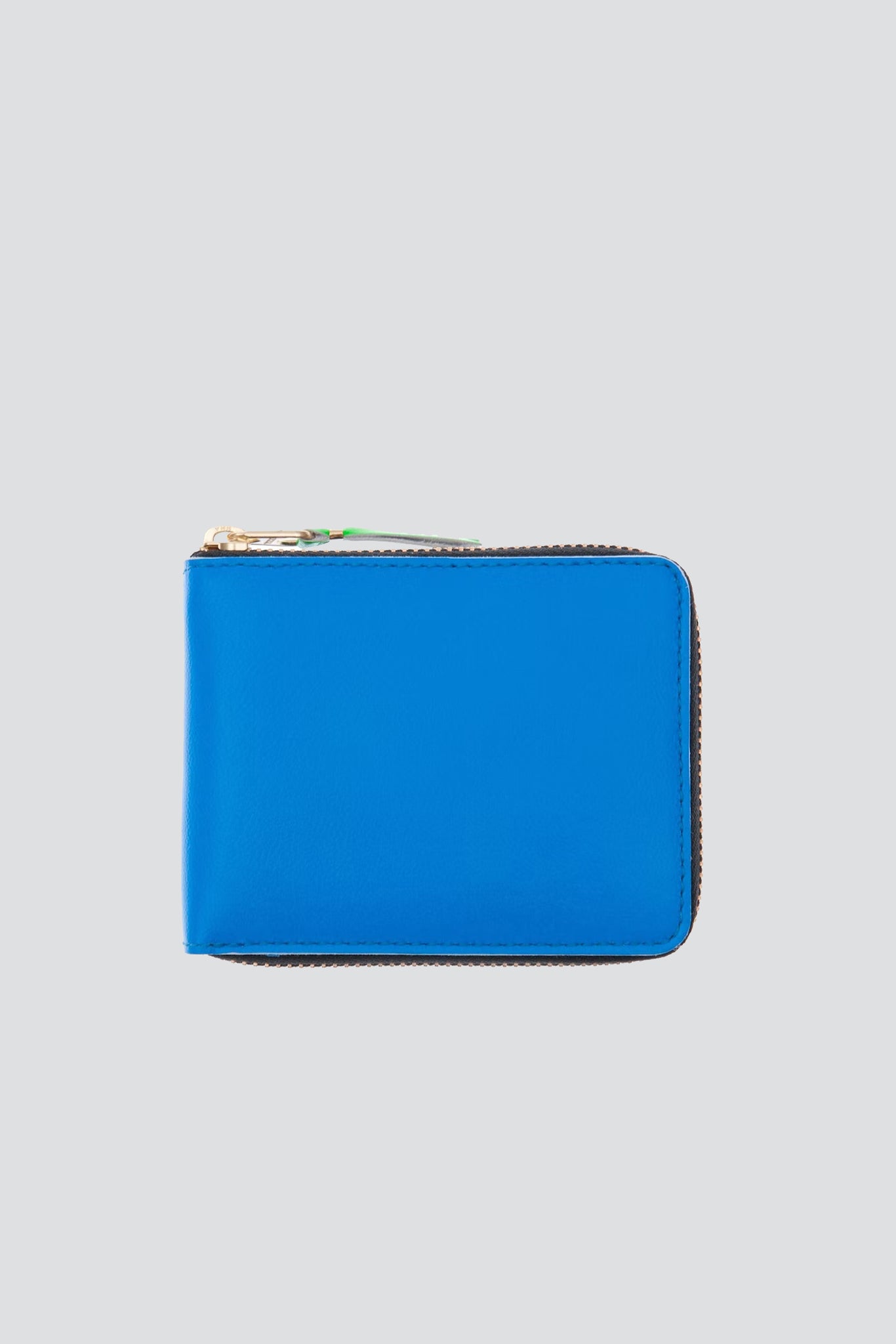 Super Fluo Leather Wallet - Blue - SA7100SF
