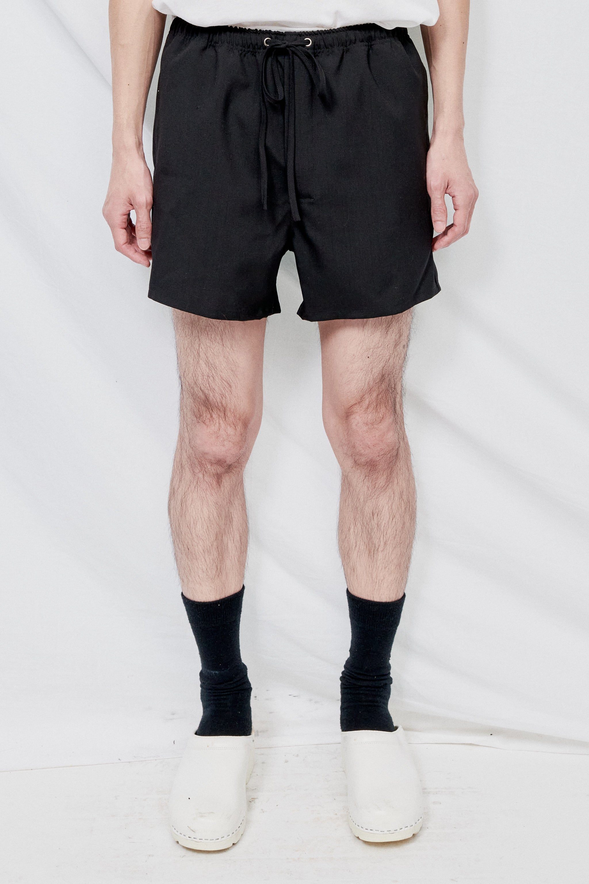 Black Suiting Camp Short
