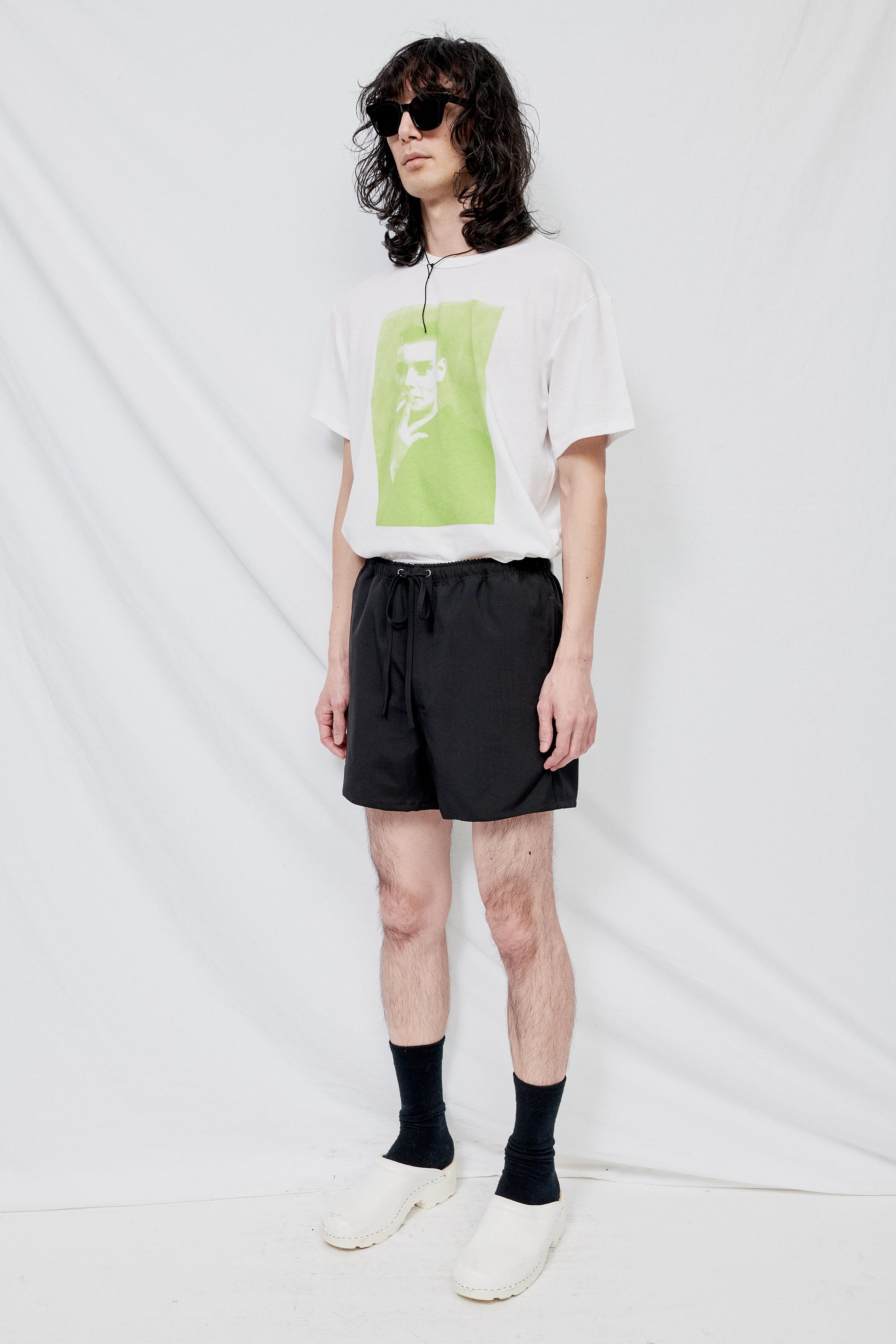 Black Suiting Camp Short