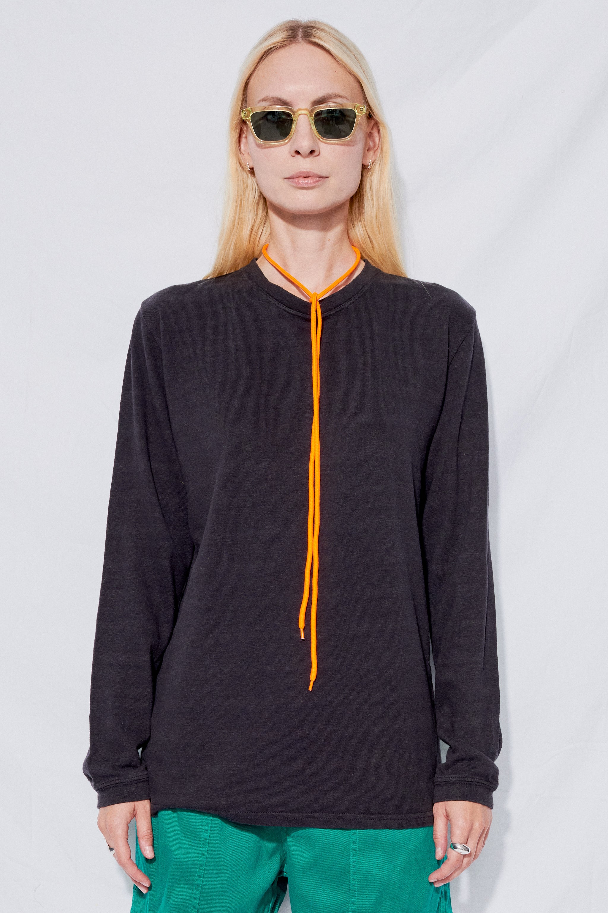 Black Baja Long Sleeve Tee