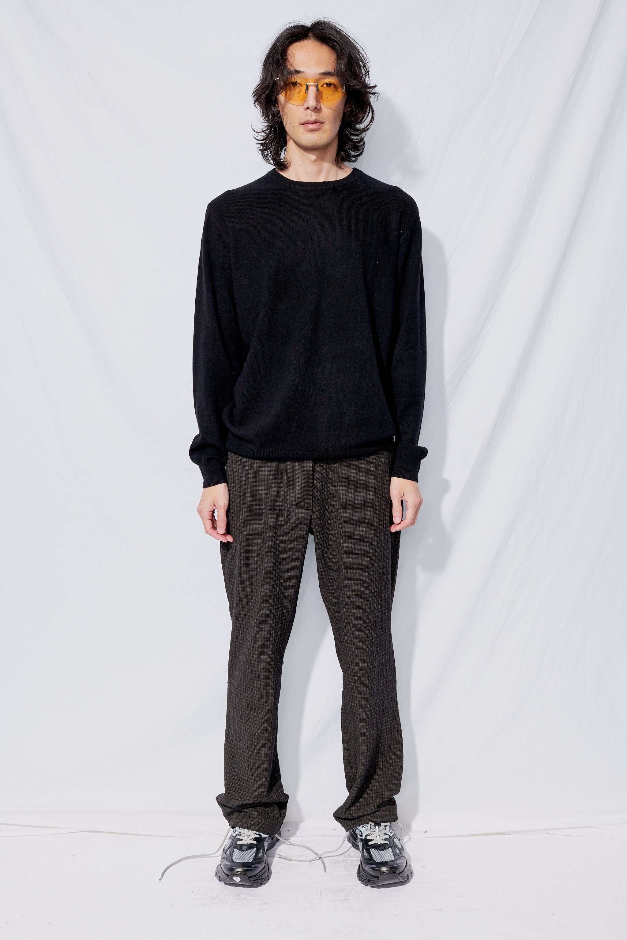 Black Cashmere Crewneck