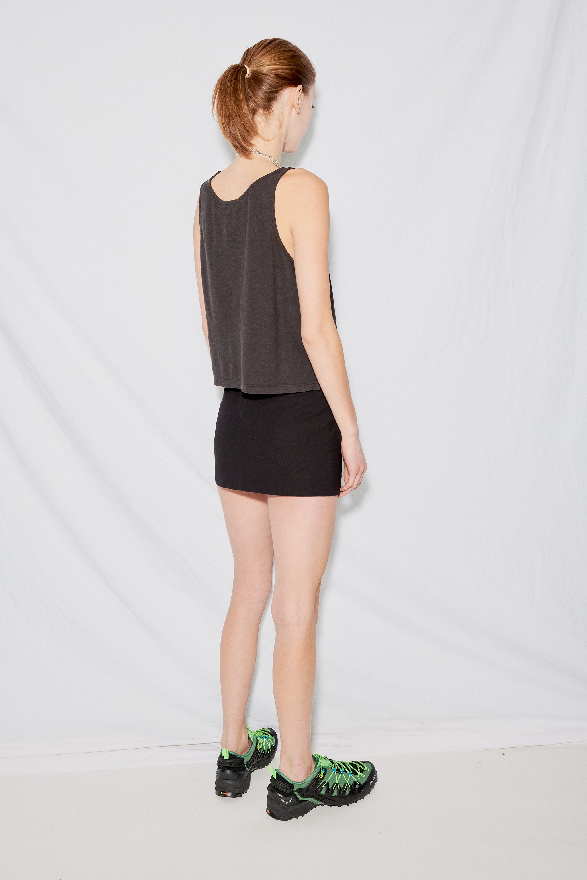 Black Cropped Tank