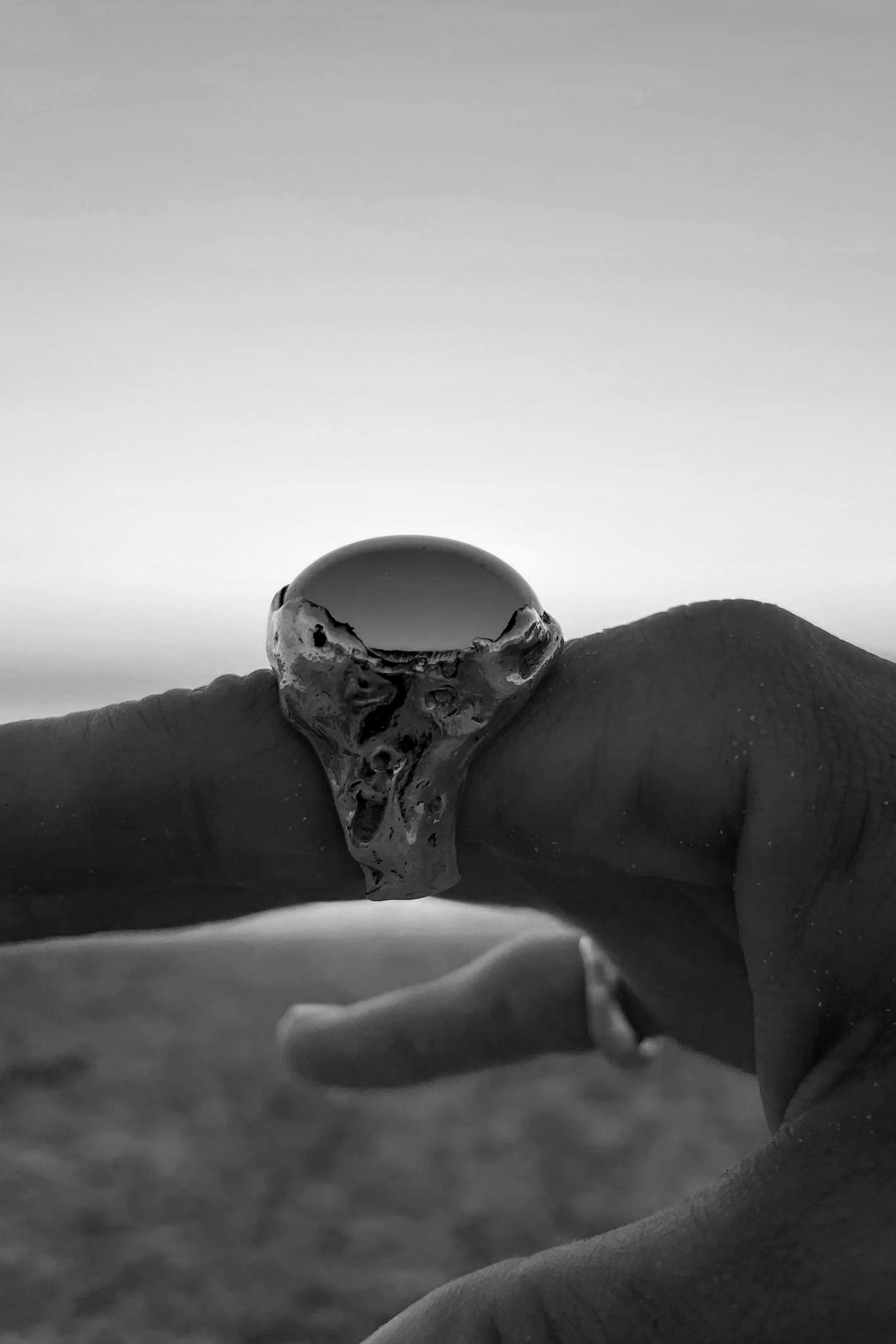 Silver/Blue Atolon Ring